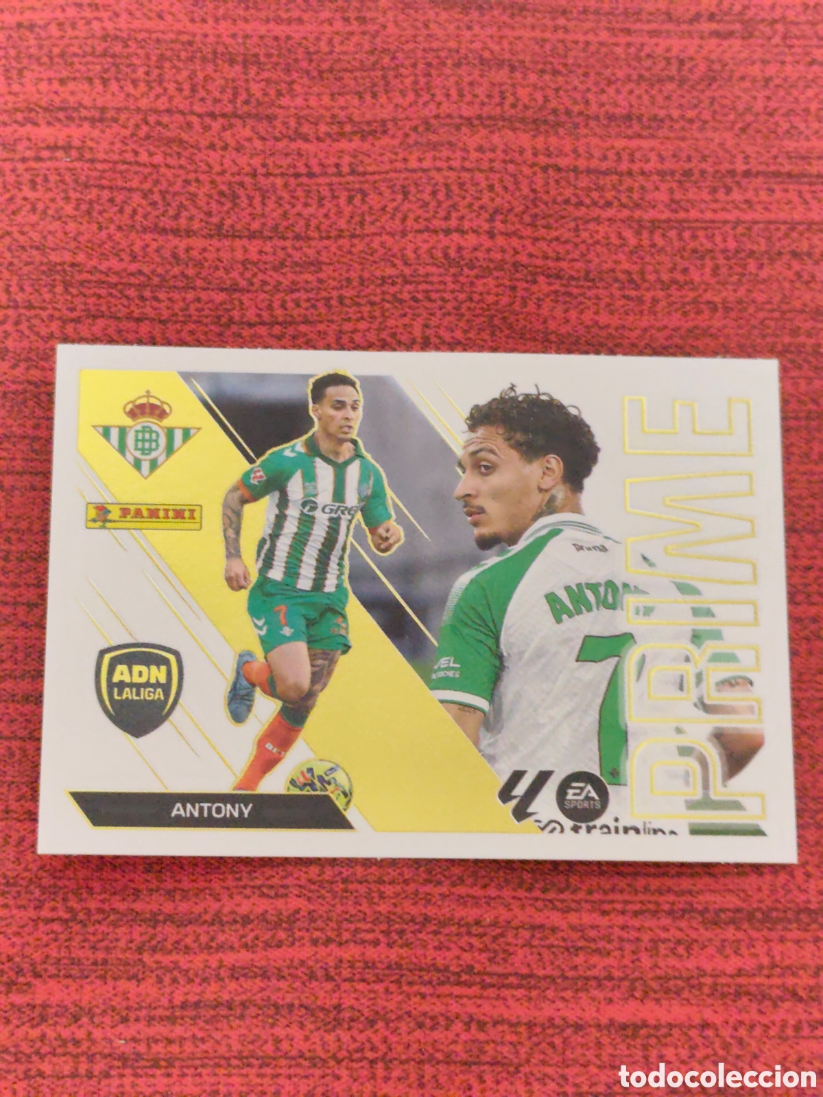 Cromos de f&uacute;tbol: PRIME 1 ANTONY REAL BETIS EDICIONES ESTE 2026 2027