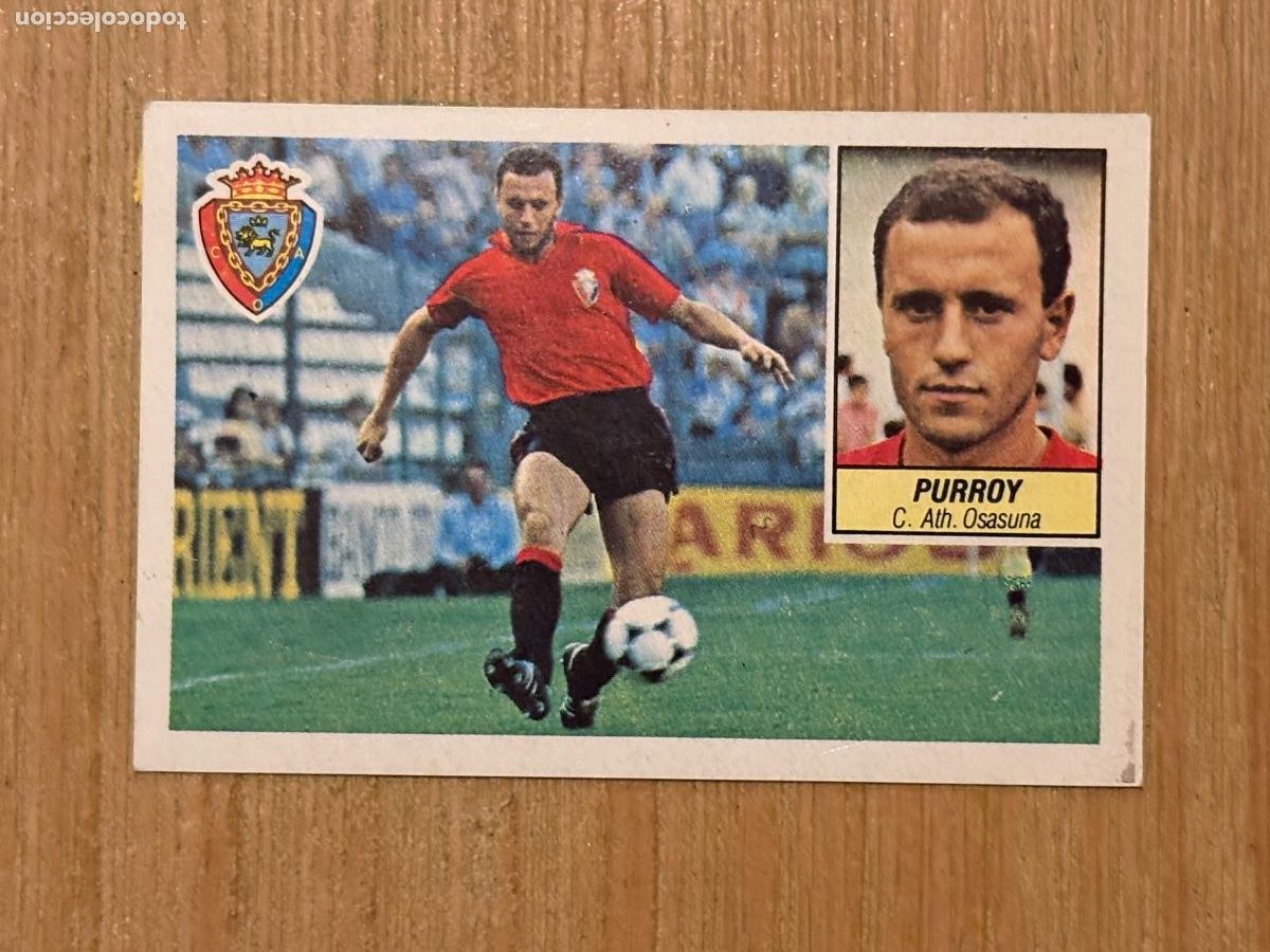 Cromos de f&uacute;tbol: 37. CROMO DESPEGADO FUTBOL PURROY OSASUNA ALBUM ESTE LIGA 84-85 1984-85