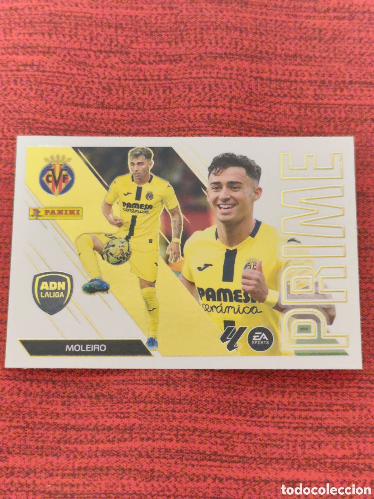 Cromos de f&uacute;tbol: PRIME 9 MOLEIRO VILLARREAL EDICIONES ESTE 2026 2027