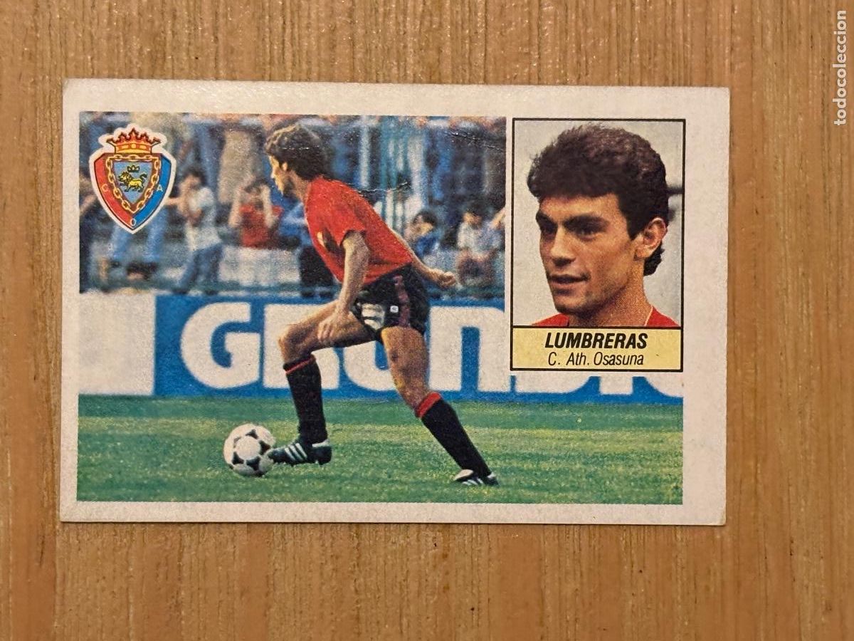 Cromos de f&uacute;tbol: 37. CROMO DESPEGADO FUTBOL LUMBRERAS OSASUNA ALBUM ESTE LIGA 84-85 1984-85