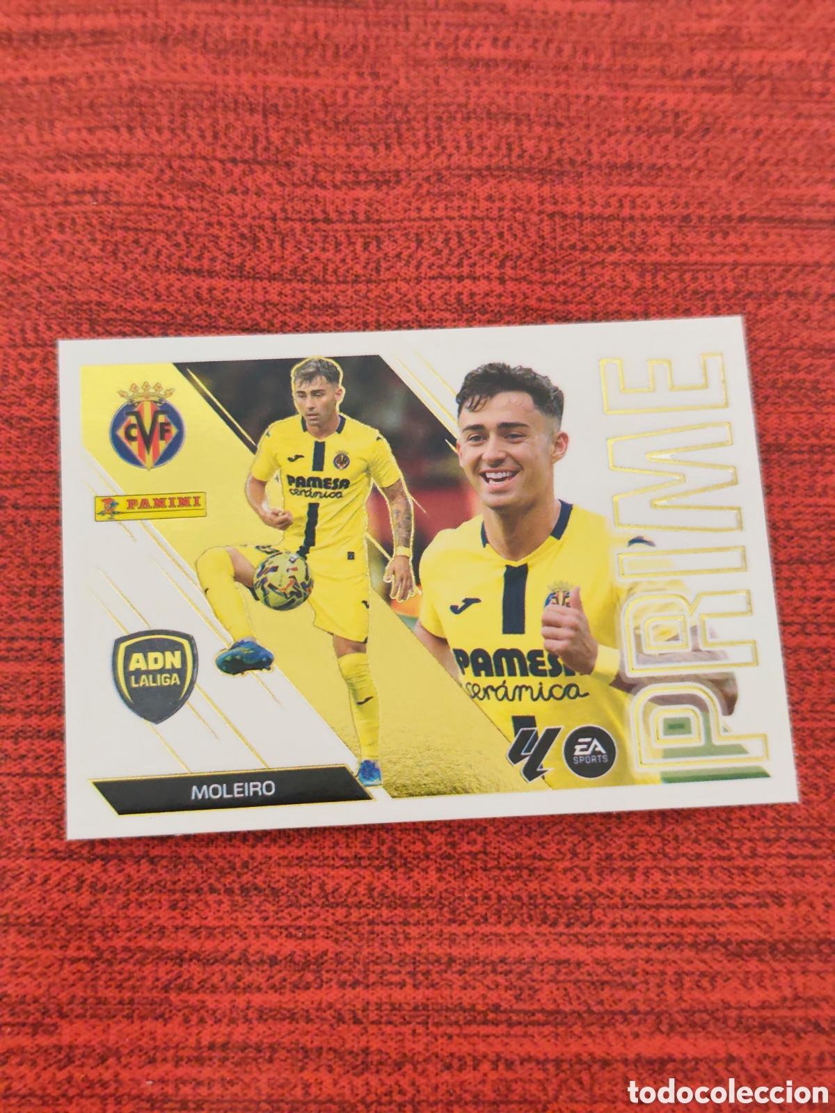 Cromos de f&uacute;tbol: PRIME 9 MOLEIRO VILLARREAL EDICIONES ESTE 2026 2027
