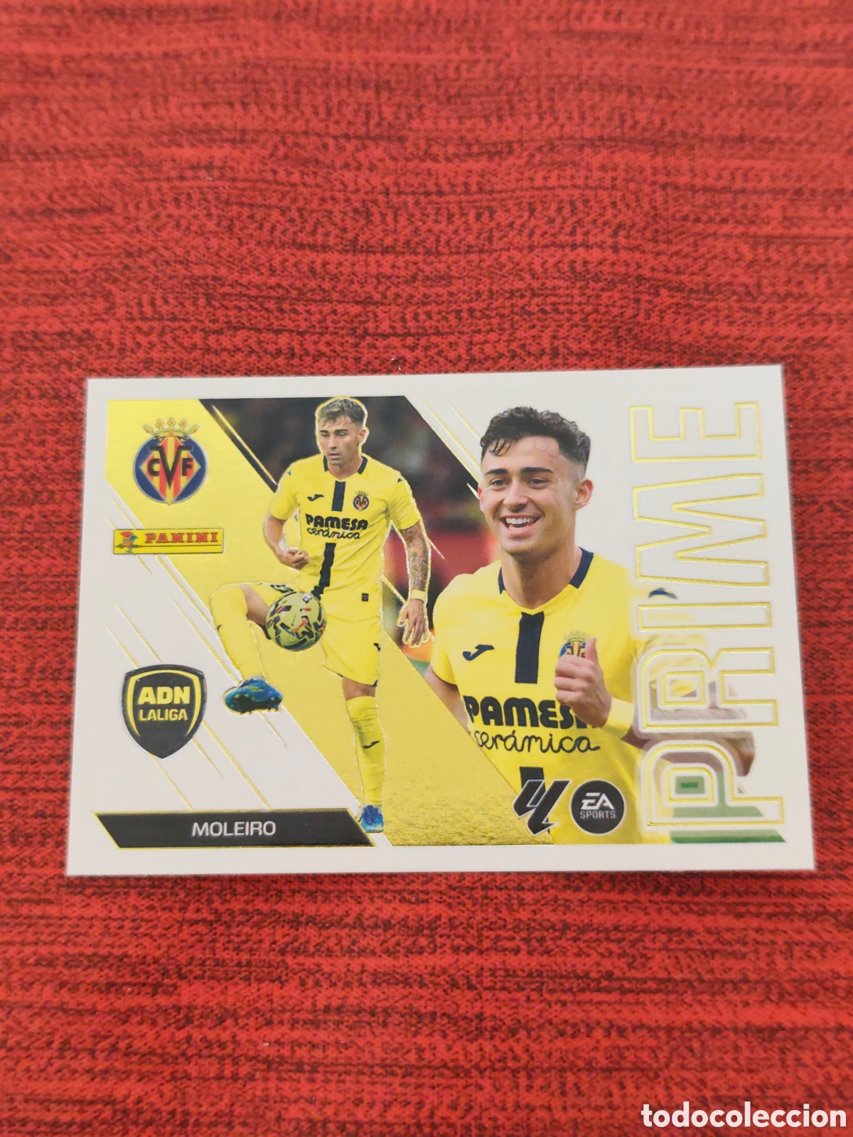 Cromos de f&uacute;tbol: PRIME 9 MOLEIRO VILLARREAL EDICIONES ESTE 2026 2027