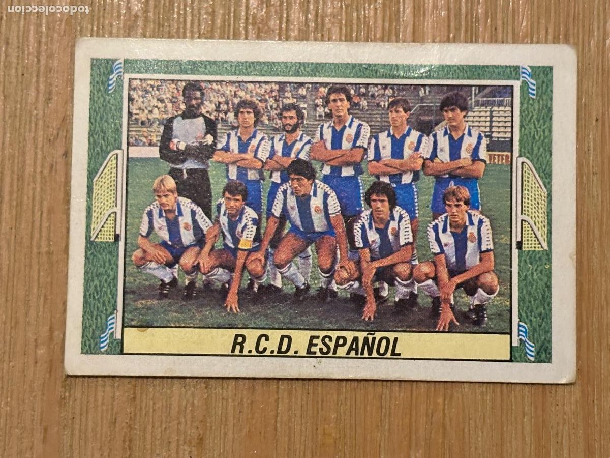 Cromos de f&uacute;tbol: 37. CROMO DESPEGADO FUTBOL ALINEACI&Oacute;N ESPA&Ntilde;OL ALBUM ESTE LIGA 84-85 1984-85