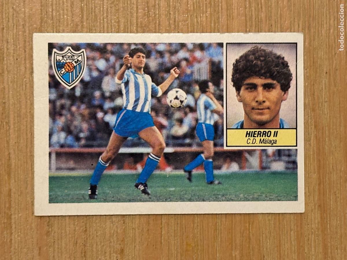 Cromos de f&uacute;tbol: 37. CROMO DESPEGADO FUTBOL COLOCA HIERRO II MALAGA ALBUM ESTE LIGA 84-85 1984-85