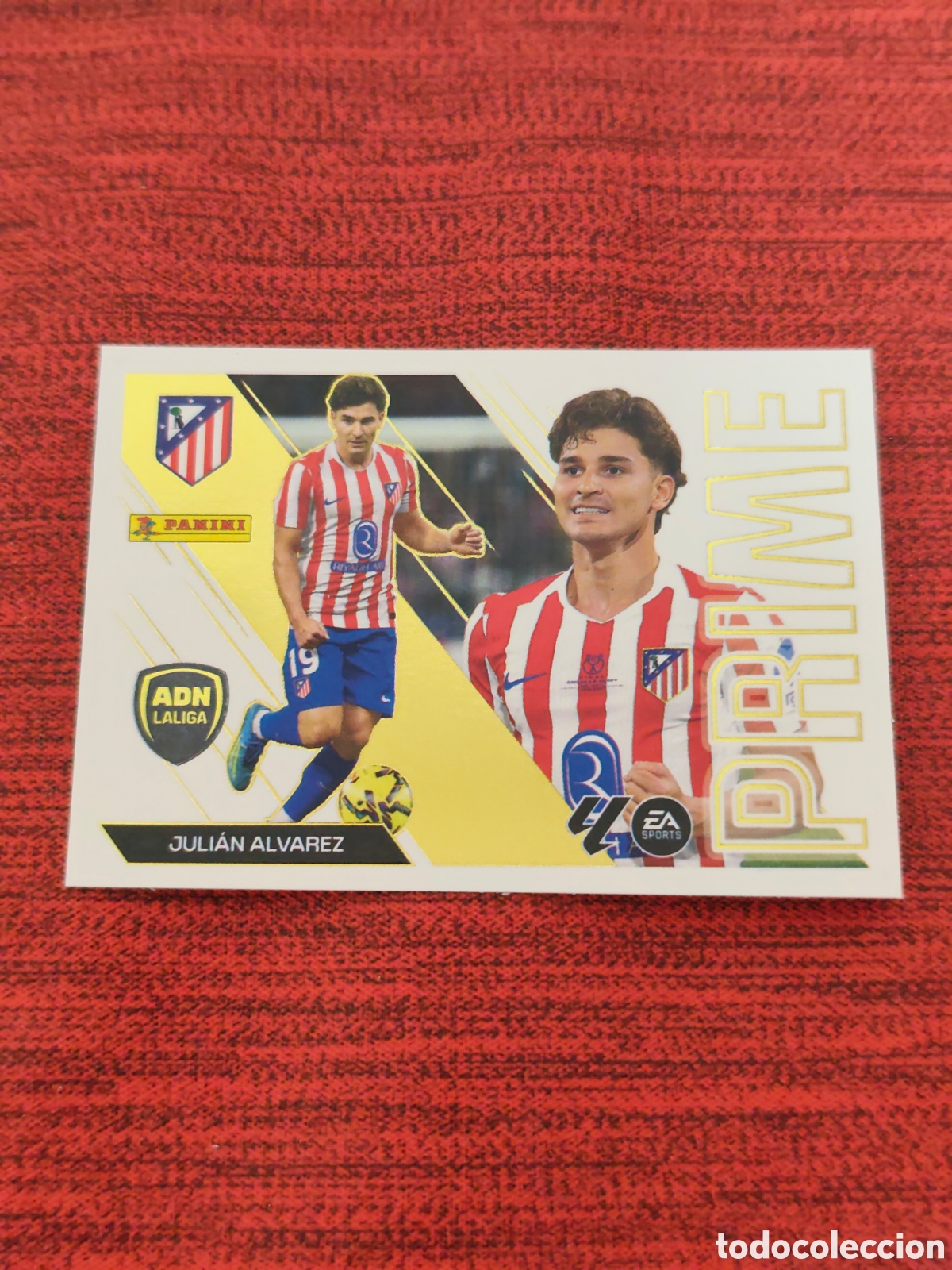 Cromos de f&uacute;tbol: PRIME 5 JULI&Aacute;N &Aacute;LVAREZ ATL&Eacute;TICO MADRID EDICIONES ESTE 2026 2027