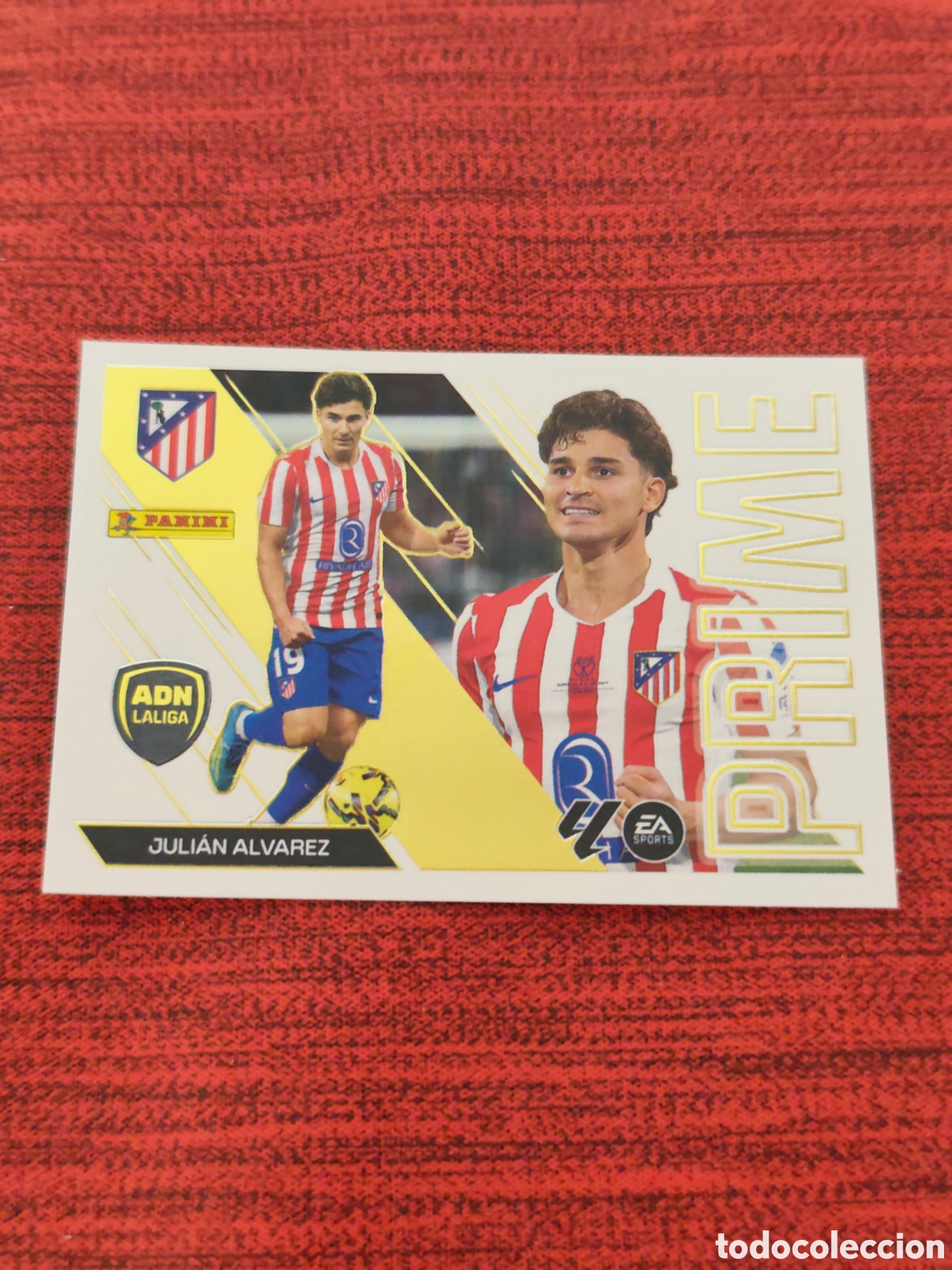 Cromos de f&uacute;tbol: PRIME 5 JULI&Aacute;N &Aacute;LVAREZ ATL&Eacute;TICO MADRID EDICIONES ESTE 2026 2027
