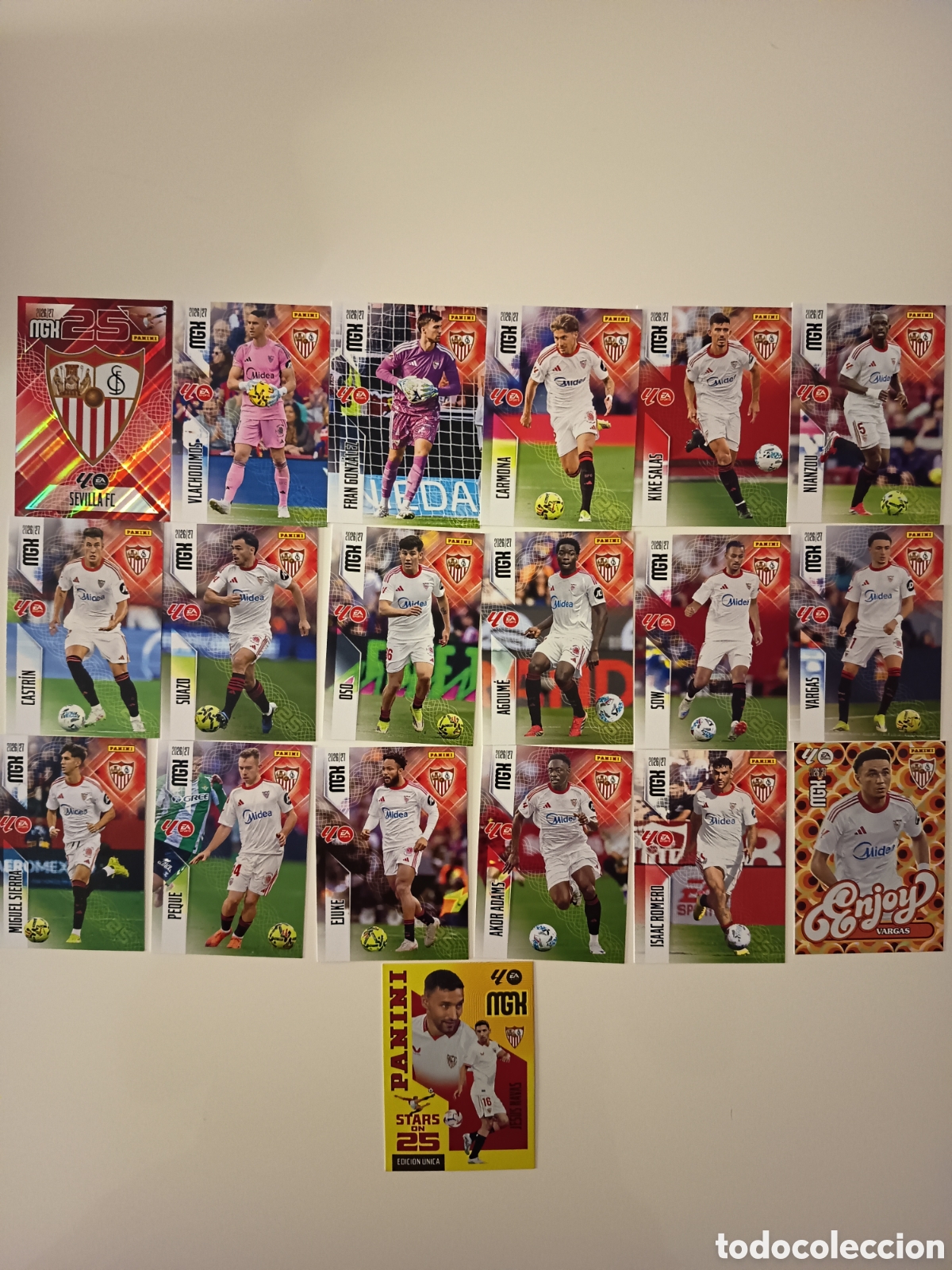Cromos de f&uacute;tbol: Sevilla megacracks 2026-2027