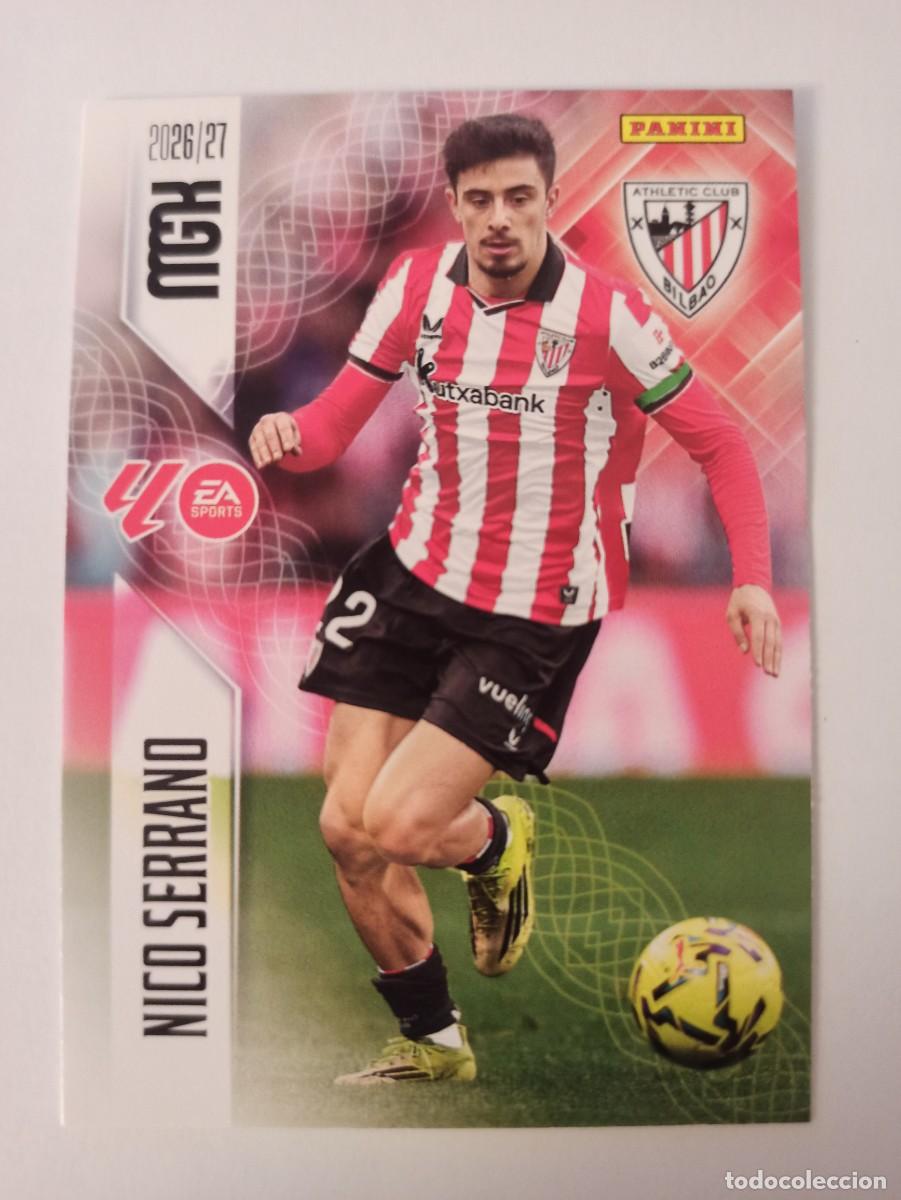 Fu&szlig;ball-Sticker: Nico Serrano 49 - Ath. Bilbao - MEGACRACKS 2026 2027 - 26 27 - MGK - PANINI