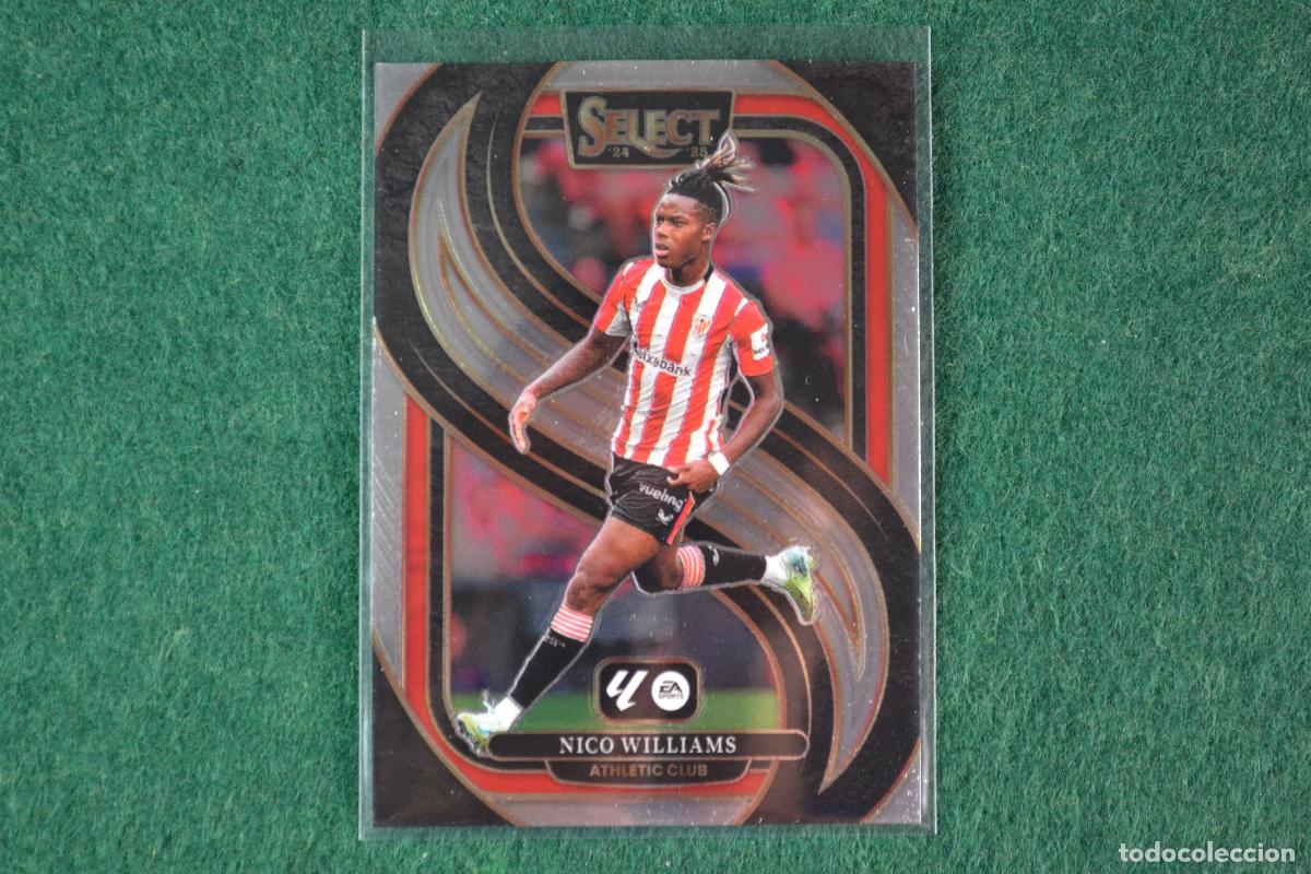 Cromos de f&uacute;tbol: PANINI SELECT LA LIGA 2024-25 - 166 NICO WILLIAMS (ATHLETIC DE BILBAO)