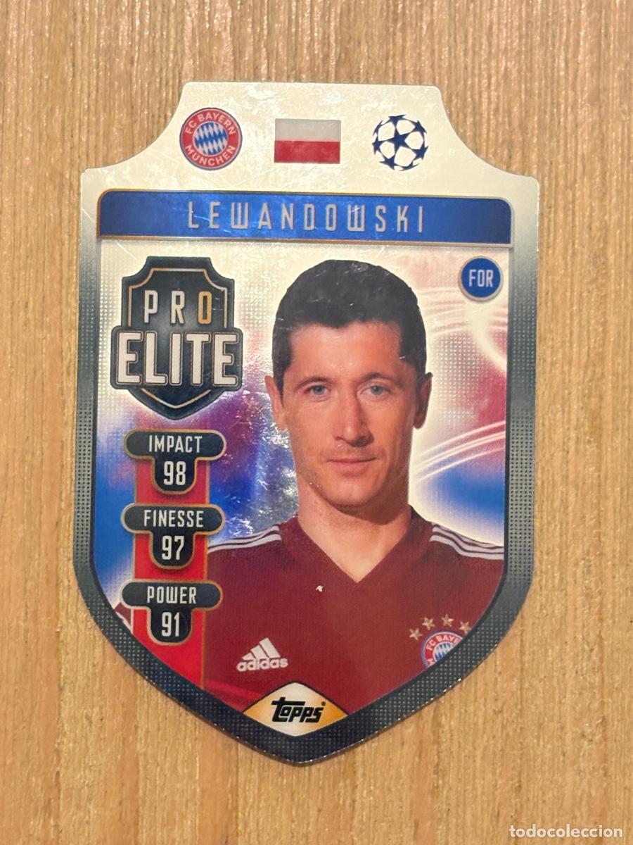 Cromos de f&uacute;tbol: 37. Cromo SH 12 LEWANDOWSKI PRO ELITE BAYERN CARD CHAMPIONS EUROPA LEAGUE TOPPS ATTAX 21-22 2021-22