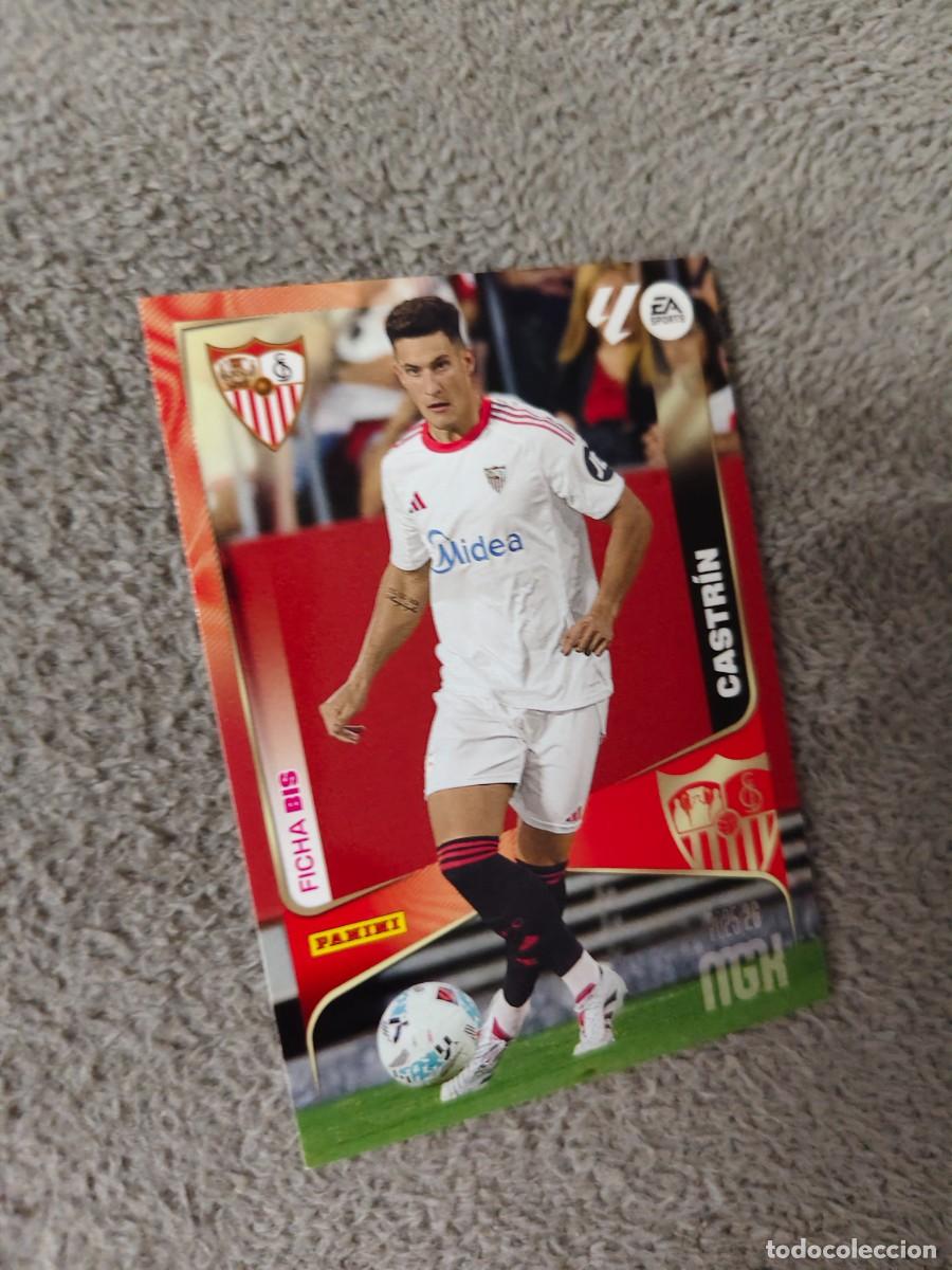 Cromos de f&uacute;tbol: 331 BIS MEGACRACKS MGK 25 26 CASTR&Iacute;N SEVILLA FC FICHA LALIGA PANINI LA LIGA 2025 2026