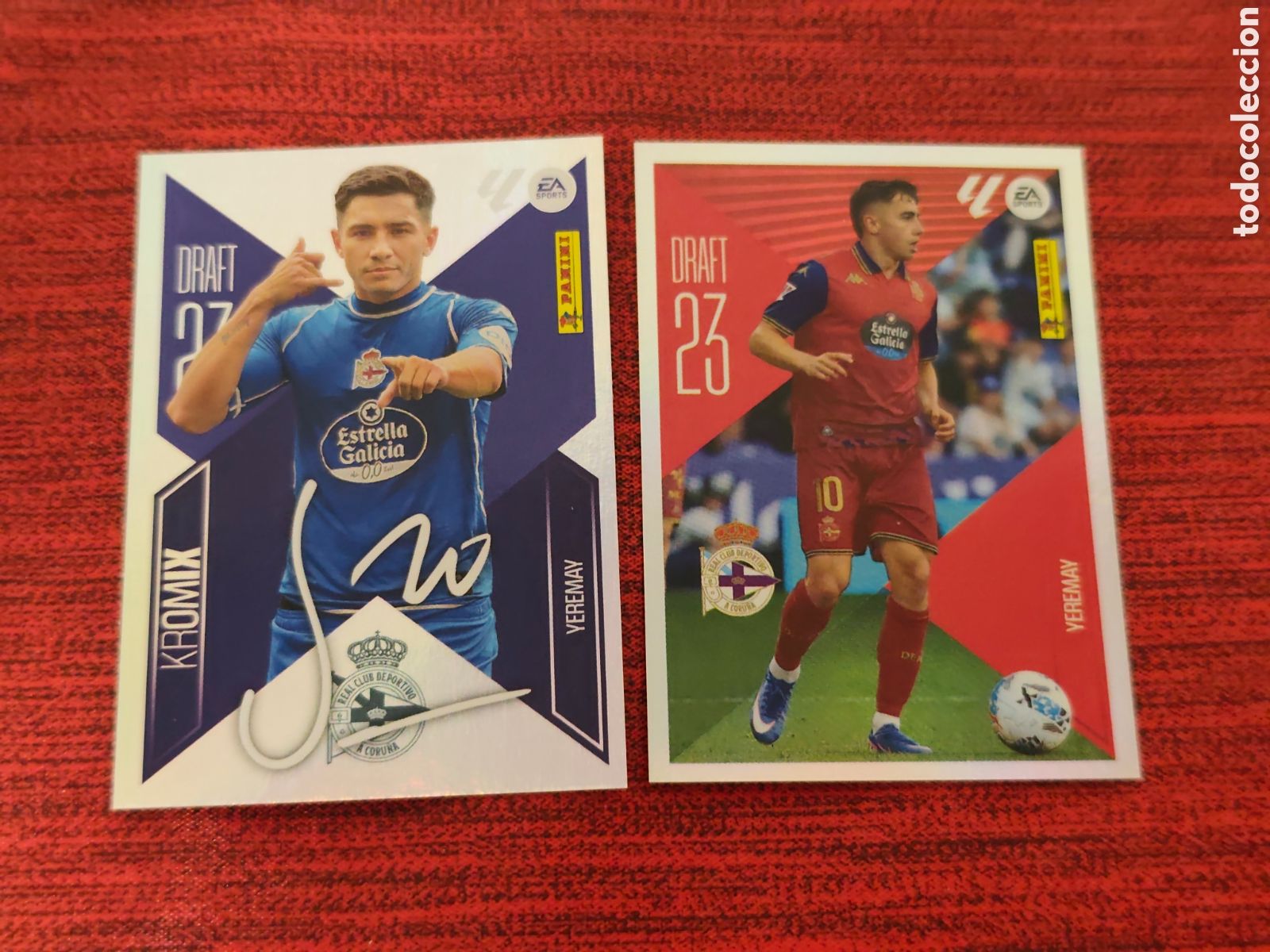 Cromos de f&uacute;tbol: KROMIX DRAFT 23 YEREMAY DEPORTIVO EDICIONES ESTE 2026 2027