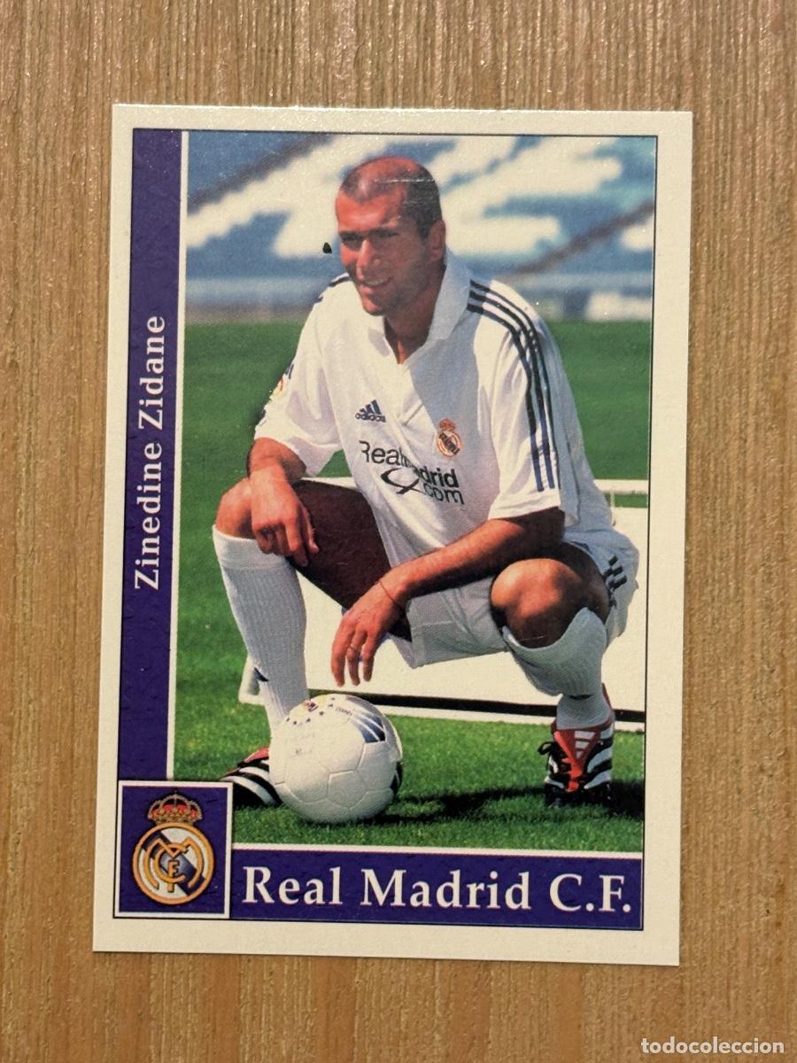 Cromos de f&uacute;tbol: 37. CROMO F&Uacute;TBOL N 17 ZIDANE REAL MADRID MUNDICROMO 2001-02 01-02