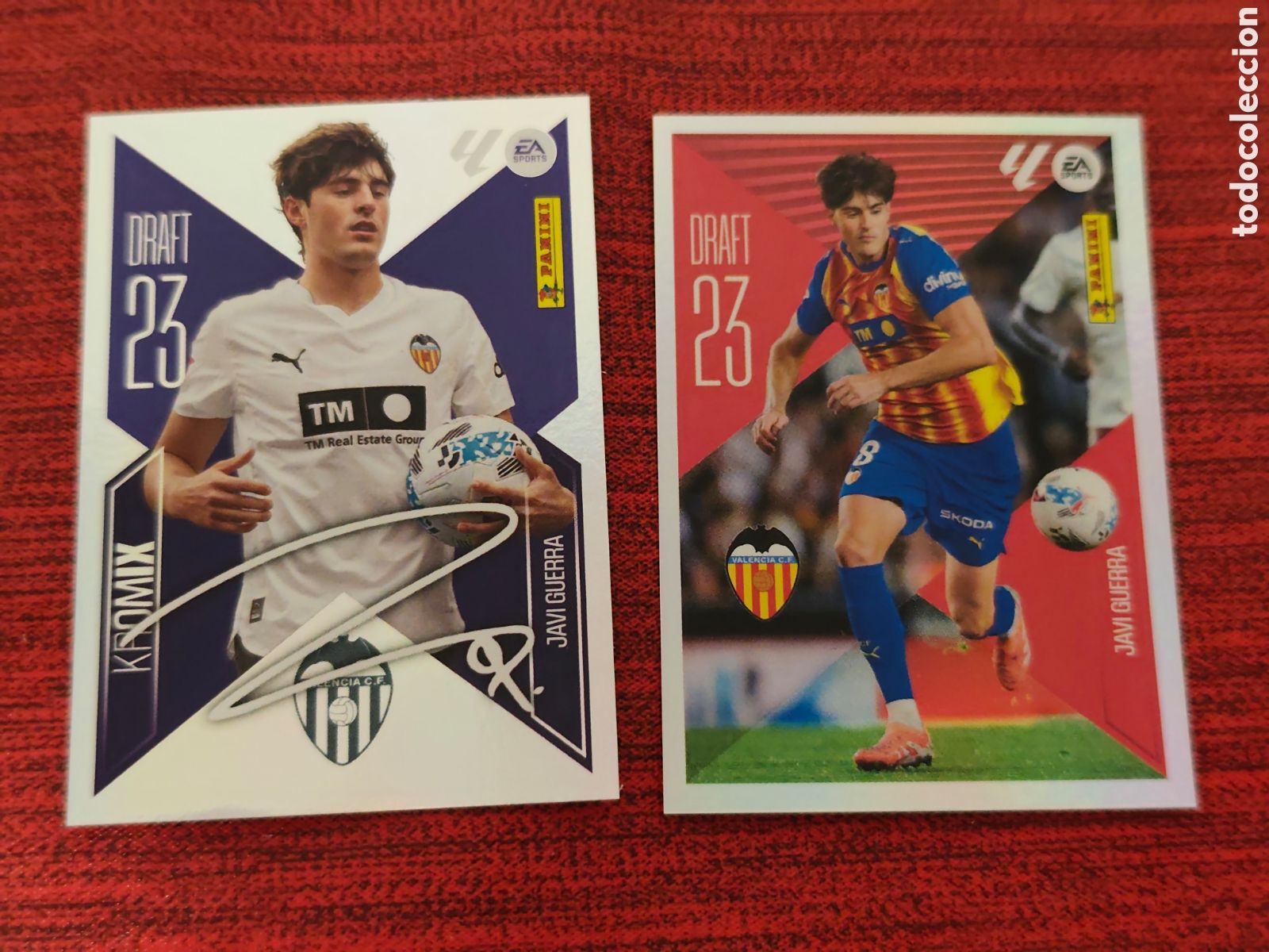 Cromos de f&uacute;tbol: KROMIX DRAFT 12 JAVI GUERRA VALENCIA EDICIONES ESTE 2026 2027