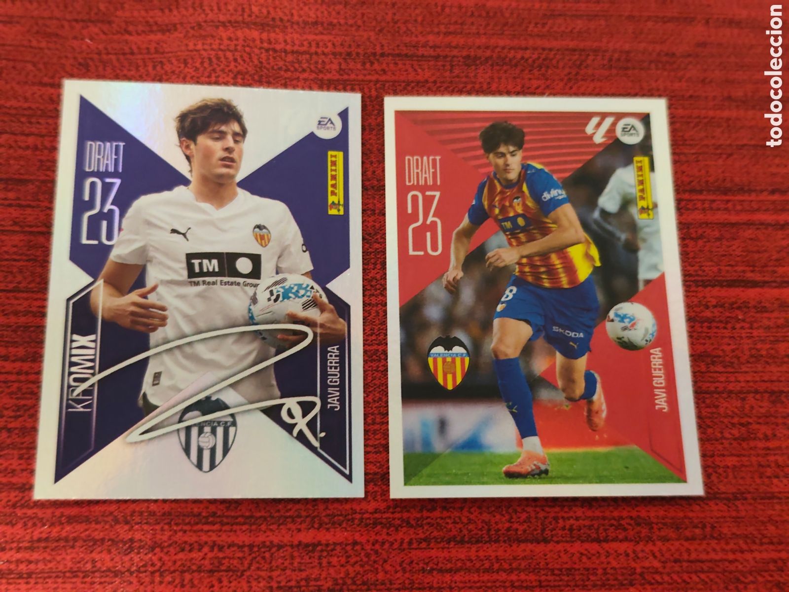 Cromos de f&uacute;tbol: KROMIX DRAFT 12 JAVI GUERRA VALENCIA EDICIONES ESTE 2026 2027