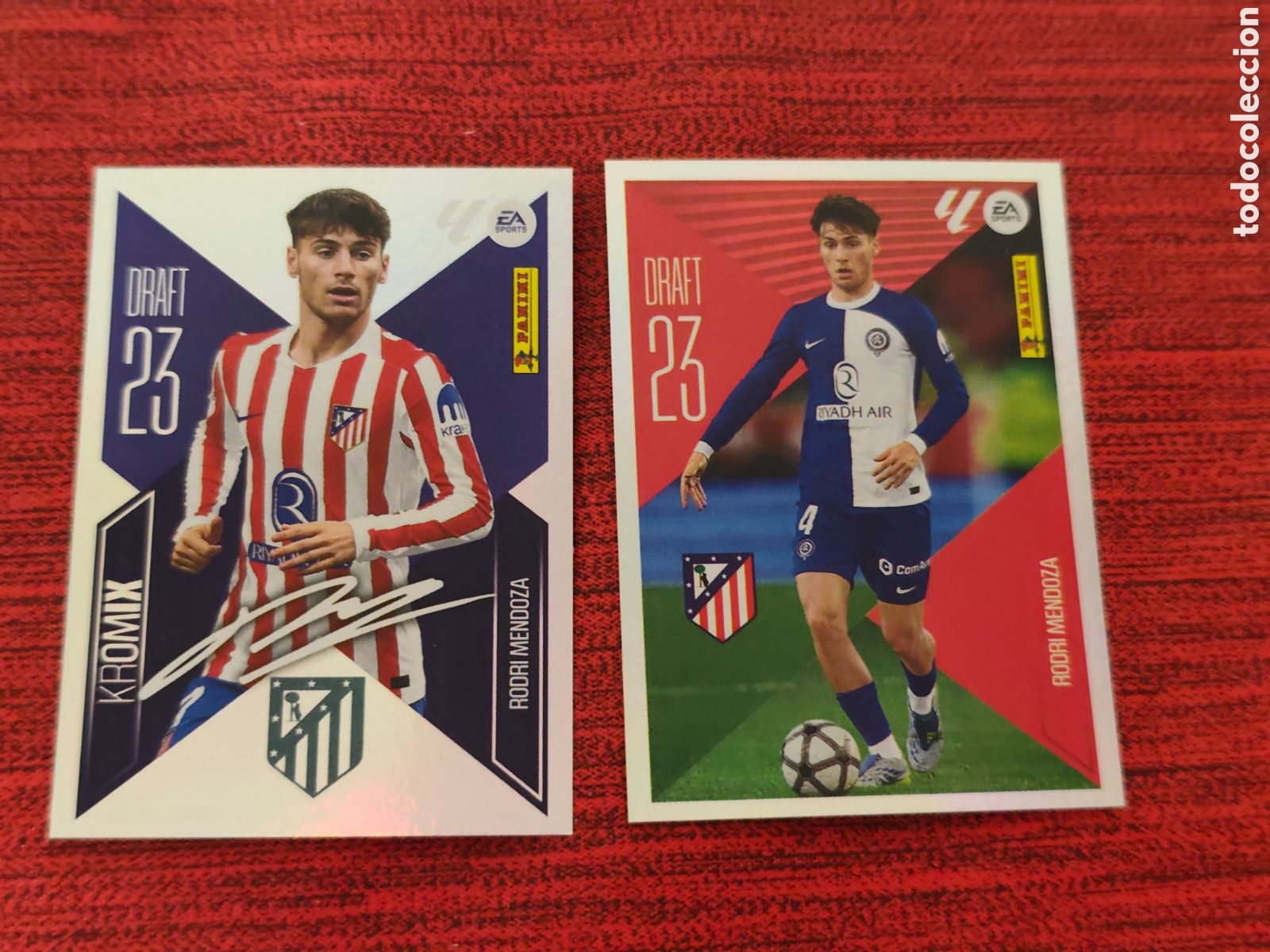 Cromos de Futebol: KROMIX DRAFT 21 RODRI MENDOZA ATL&Eacute;TICO MADRID EDICIONES ESTE 2026 2027