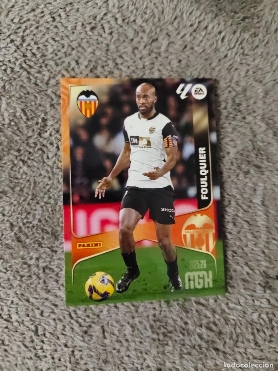 Figurine di Calcio: 346 MEGACRACKS MGK 25 26 FOULQUIER VALENCIA CF BASE CARD LALIGA PANINI LA LIGA 2025 2026