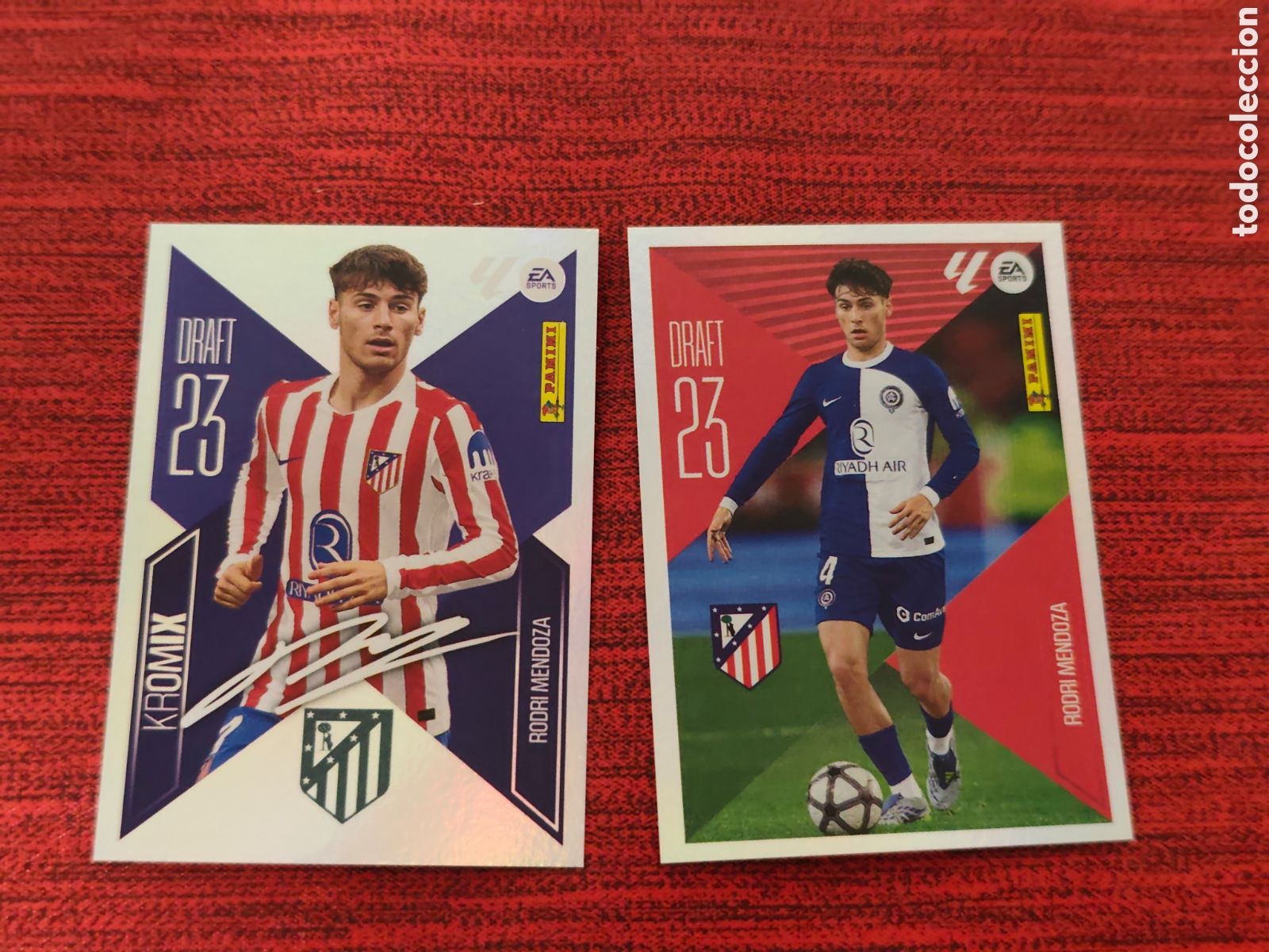 Cromos de Futebol: KROMIX DRAFT 21 RODRI MENDOZA ATL&Eacute;TICO MADRID EDICIONES ESTE 2026 2027