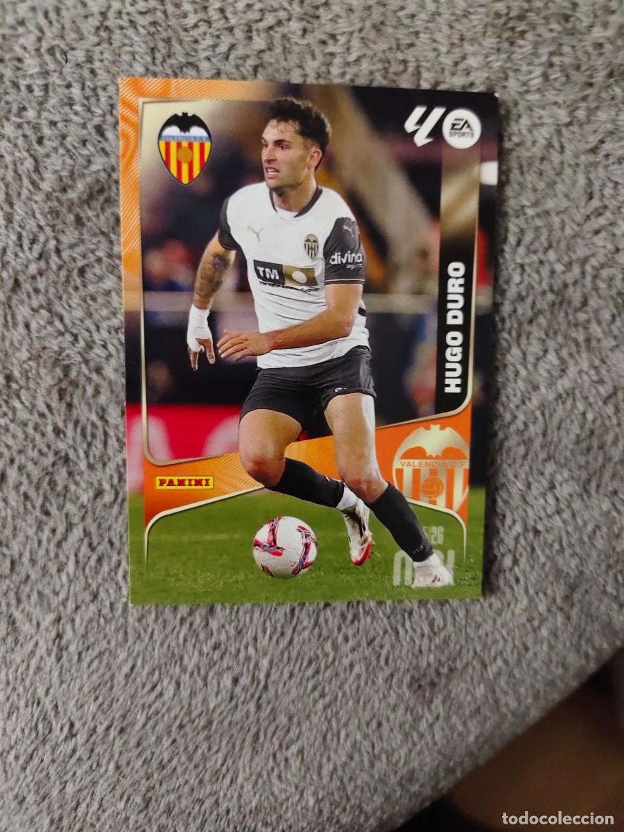 Fu&szlig;ball-Sticker: 360 MEGACRACKS MGK 25 26 HUGO DURO VALENCIA CF BASE CARD LALIGA PANINI LA LIGA 2025 2026