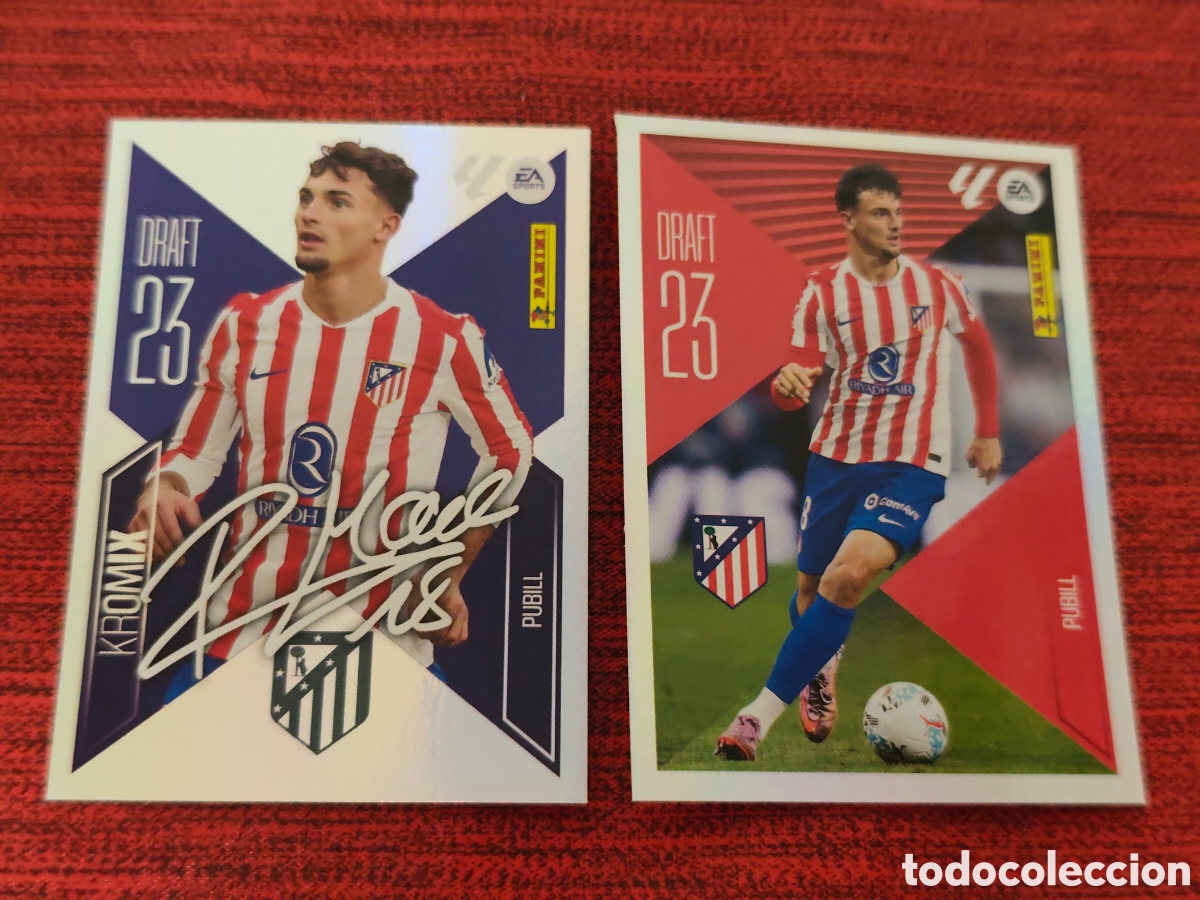 Fu&szlig;ball-Sticker: KROMIX DRAFT 19 PUBILL ATL&Eacute;TICO MADRID EDICIONES ESTE 2026 2027