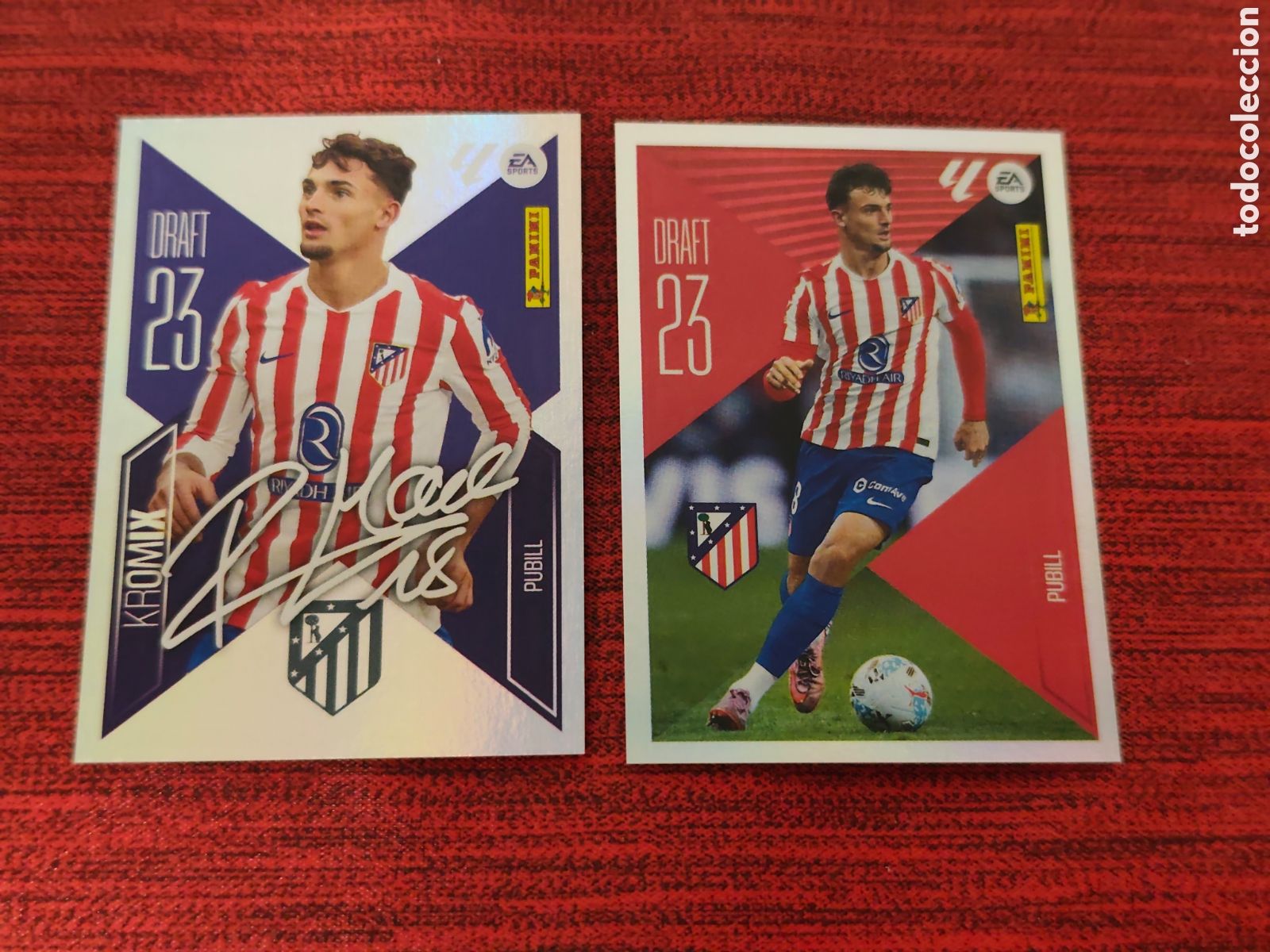 Fu&szlig;ball-Sticker: KROMIX DRAFT 19 PUBILL ATL&Eacute;TICO MADRID EDICIONES ESTE 2026 2027