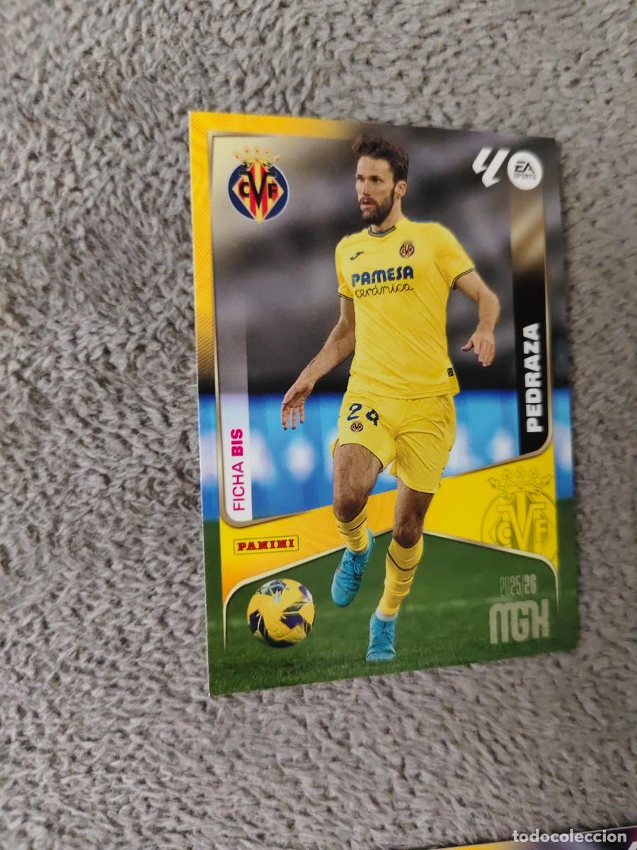 Figurine di Calcio: 368 BIS MEGACRACKS MGK 25 26 PEDRAZA VILLARREAL CF FICHA LALIGA PANINI LA LIGA 2025 2026