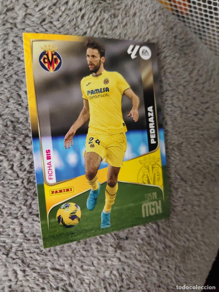 Figurine di Calcio: 368 BIS MEGACRACKS MGK 25 26 PEDRAZA VILLARREAL CF FICHA LALIGA PANINI LA LIGA 2025 2026