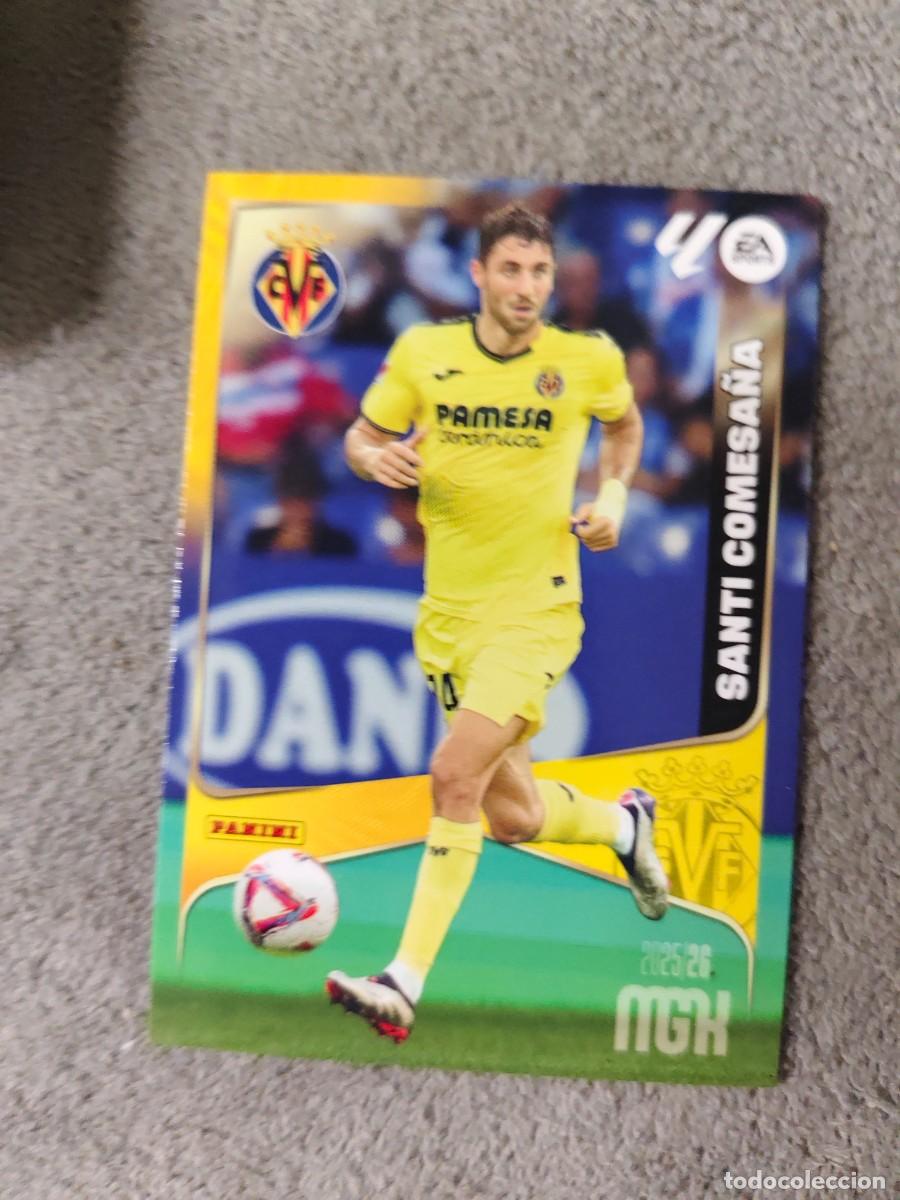 Figurine di Calcio: 369 MEGACRACKS MGK 25 26 SANTI COMESA&Ntilde;A VILLARREAL CF BASE CARD LALIGA PANINI LA LIGA 2025 2026
