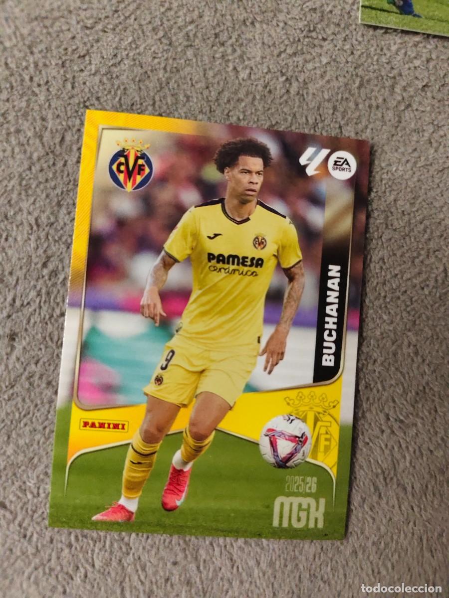Cromos de Futebol: 373 MEGACRACKS MGK 25 26 BUCHANAN VILLARREAL CF BASE CARD LALIGA PANINI LA LIGA 2025 2026