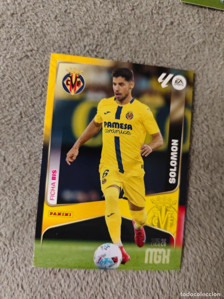 Cromos de Futebol: 374 BIS MEGACRACKS MGK 25 26 SOLOMON VILLARREAL CF FICHA LALIGA PANINI LA LIGA 2025 2026