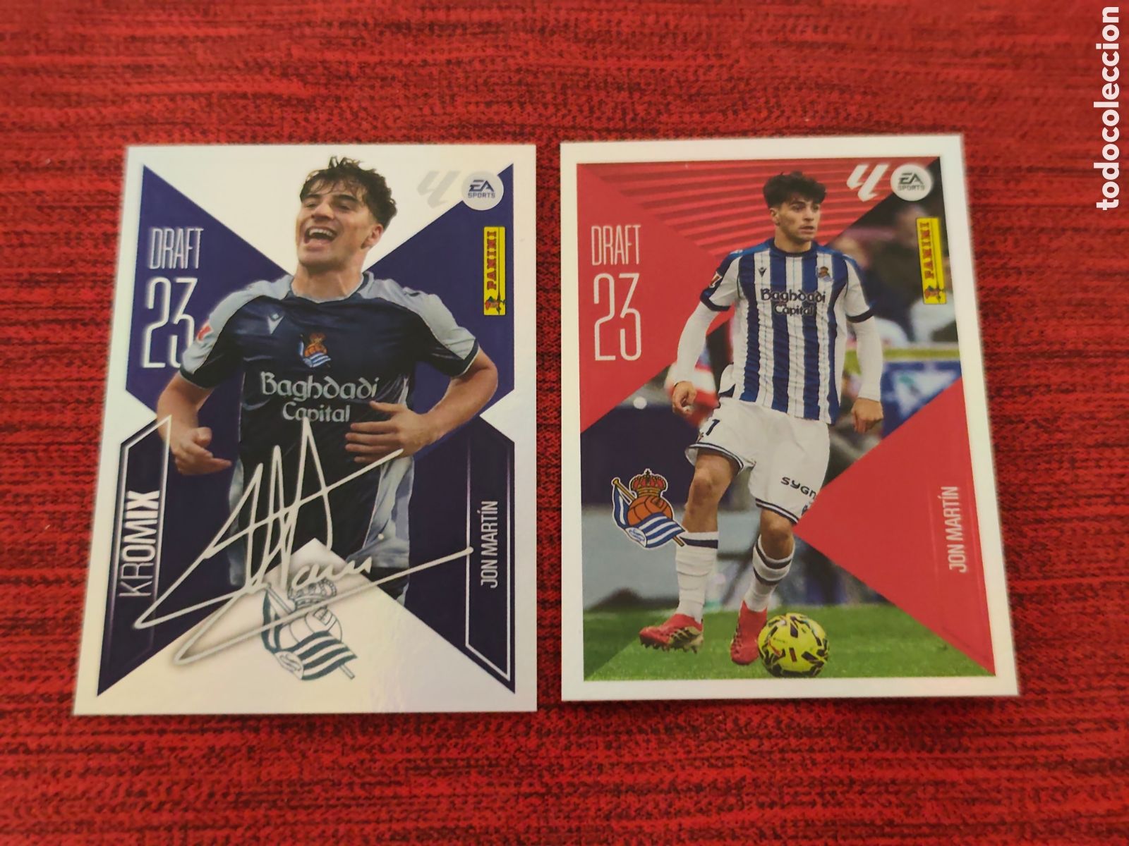 Cromos de Futebol: KROMIX DRAFT 13 JON MART&Iacute;N REAL SOCIEDAD EDICIONES ESTE 2026 2027