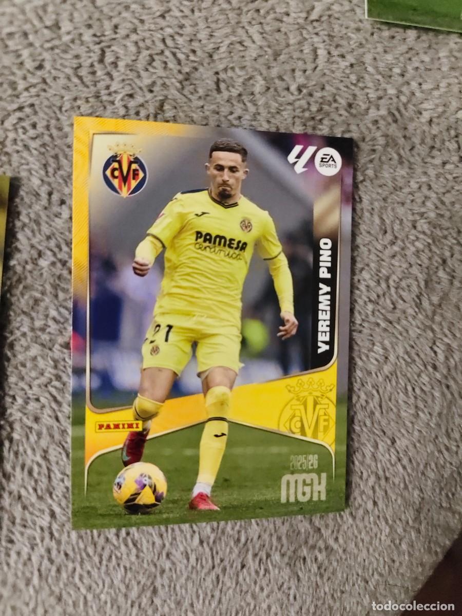 Cromos de Futebol: 377 MEGACRACKS MGK 25 26 YEREMY PINO VILLARREAL CF BASE CARD LALIGA PANINI LA LIGA 2025 2026