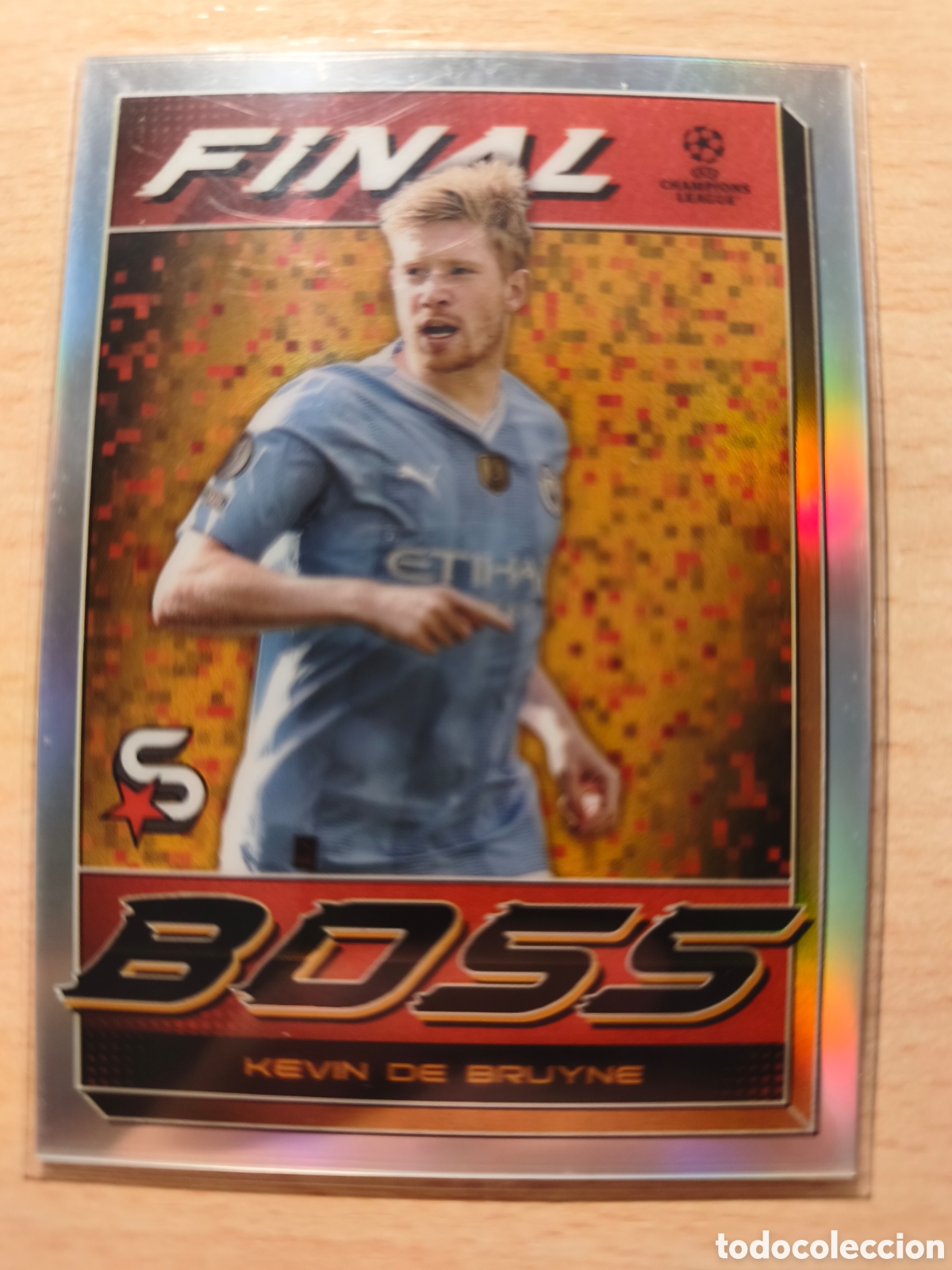 Cromos de f&uacute;tbol: FB-08 KEVIN DE BRUYNE FINAL BOSS MANCHESTER CITY SUPERSTARS 2023 2024 TOPPS 23 24