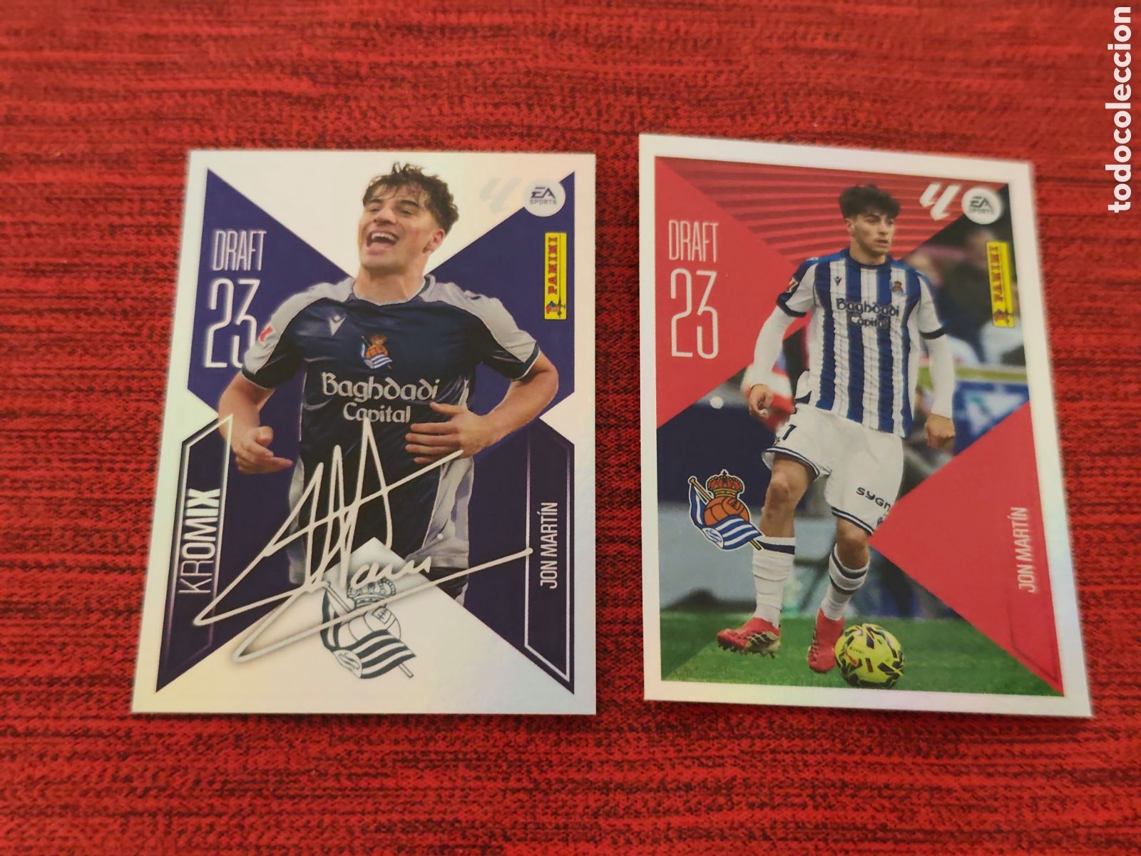 Cromos de f&uacute;tbol: KROMIX DRAFT 13 JON MART&Iacute;N REAL SOCIEDAD EDICIONES ESTE 2026 2027