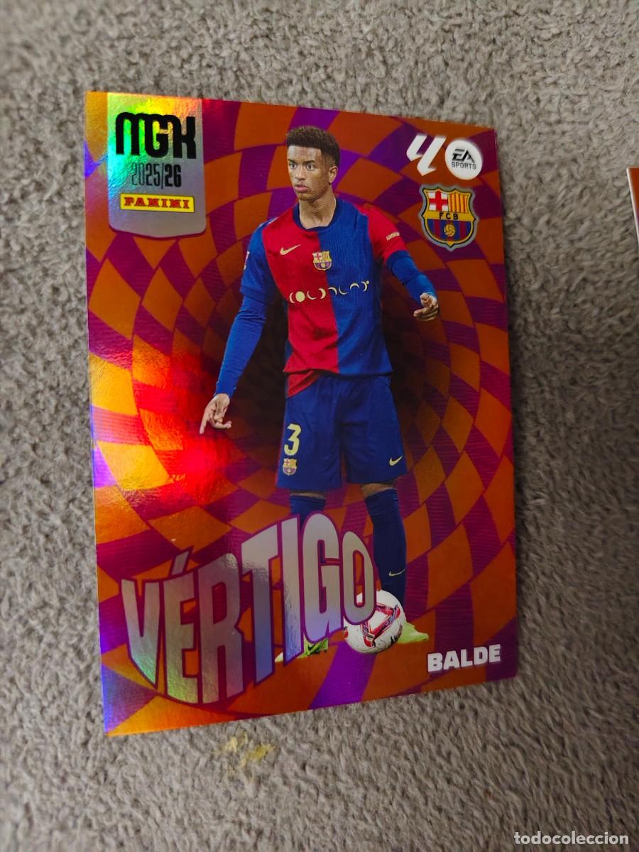 Cromos de f&uacute;tbol: 380 MEGACRACKS MGK 25 26 BALDE FC BARCELONA V&Eacute;RTIGO LALIGA PANINI LA LIGA 2025 2026