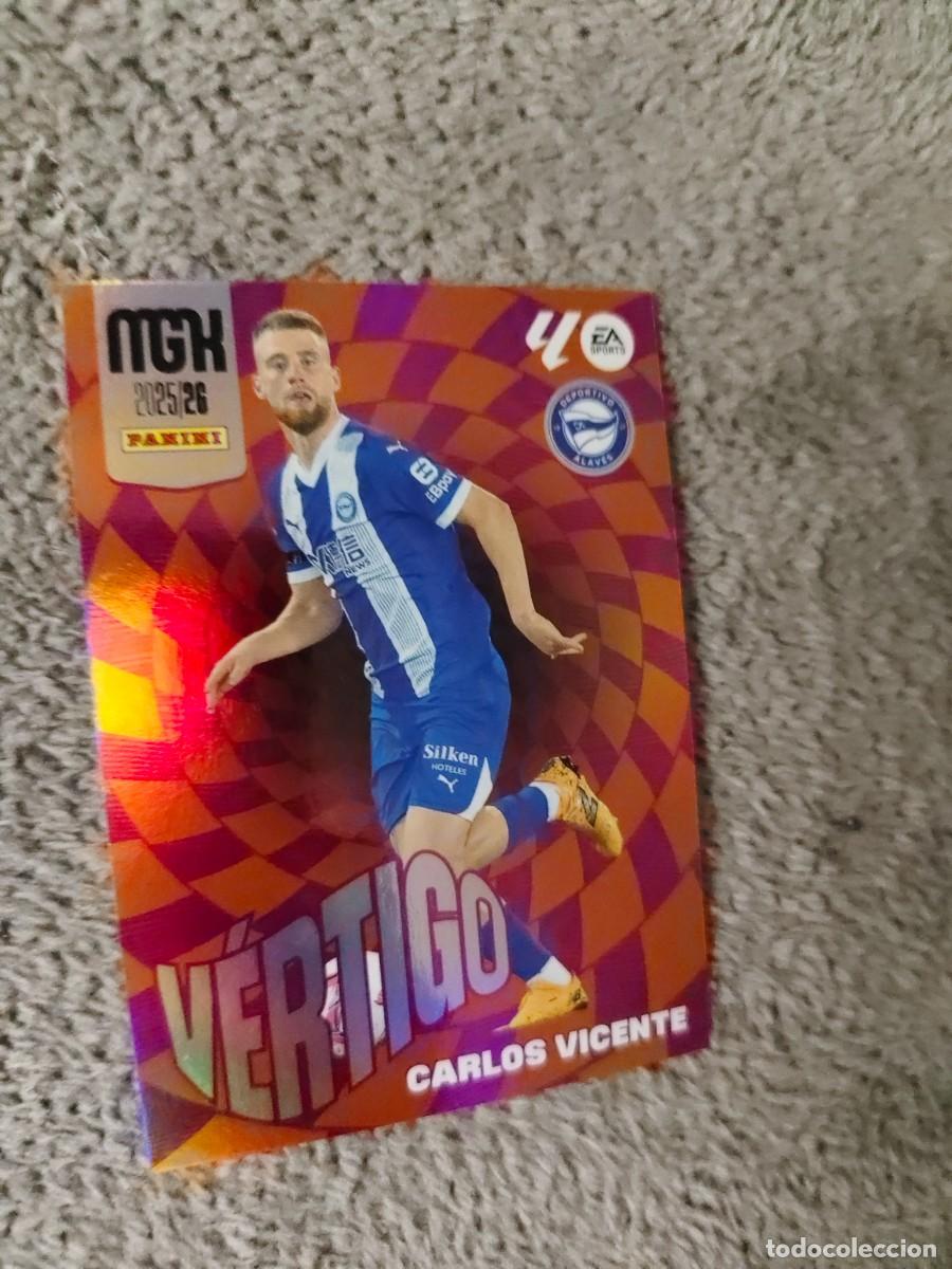 Cartes &agrave; collectionner de Football: 382 MEGACRACKS MGK 25 26 CARLOS VICENTE DEPORTIVO ALAV&Eacute;S V&Eacute;RTIGO LALIGA PANINI LA LIGA 2025 2026