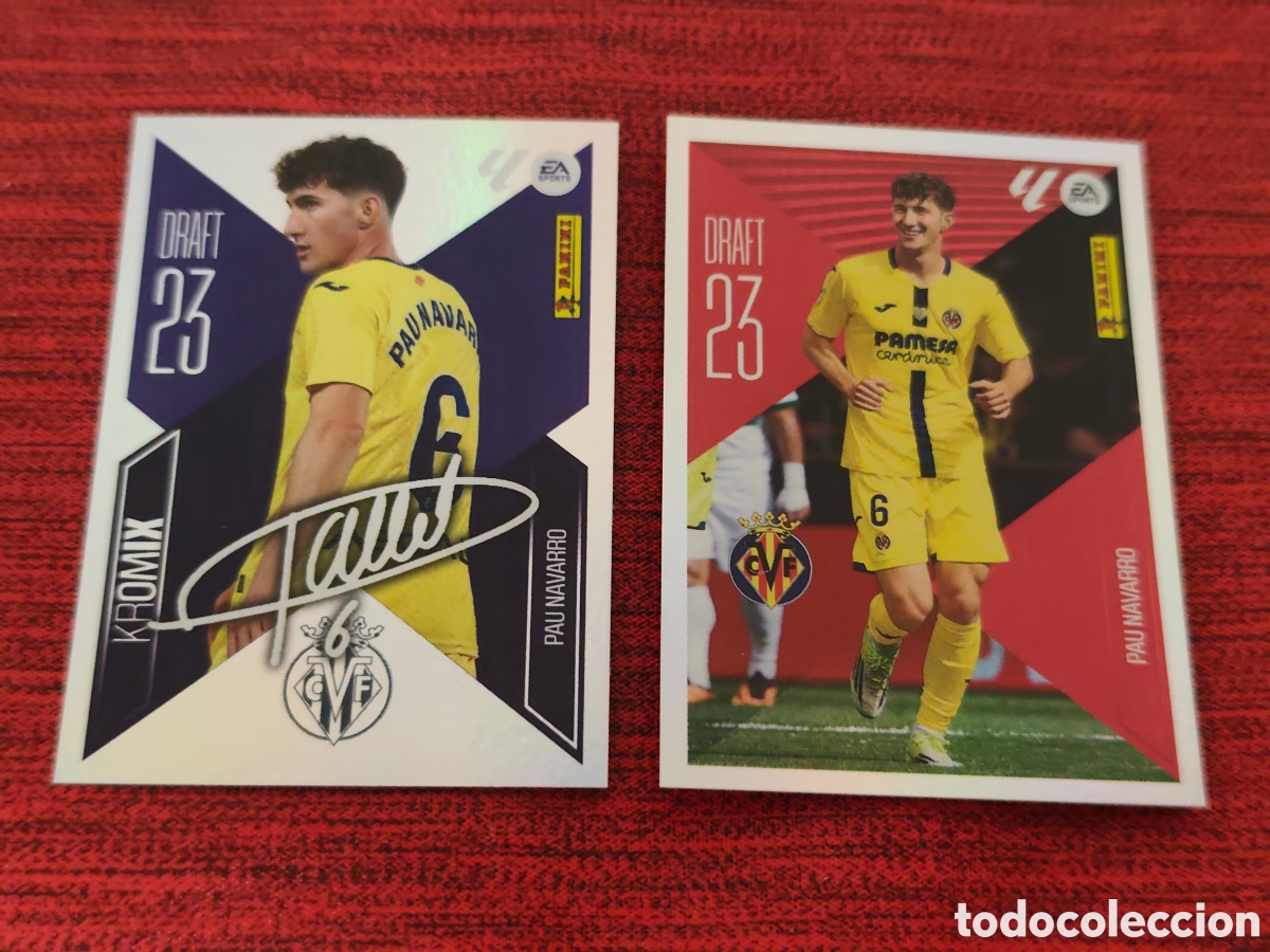 Cartes &agrave; collectionner de Football: KROMIX DRAFT 18 PAU NAVARRO VILLARREAL EDICIONES ESTE 2026 2027