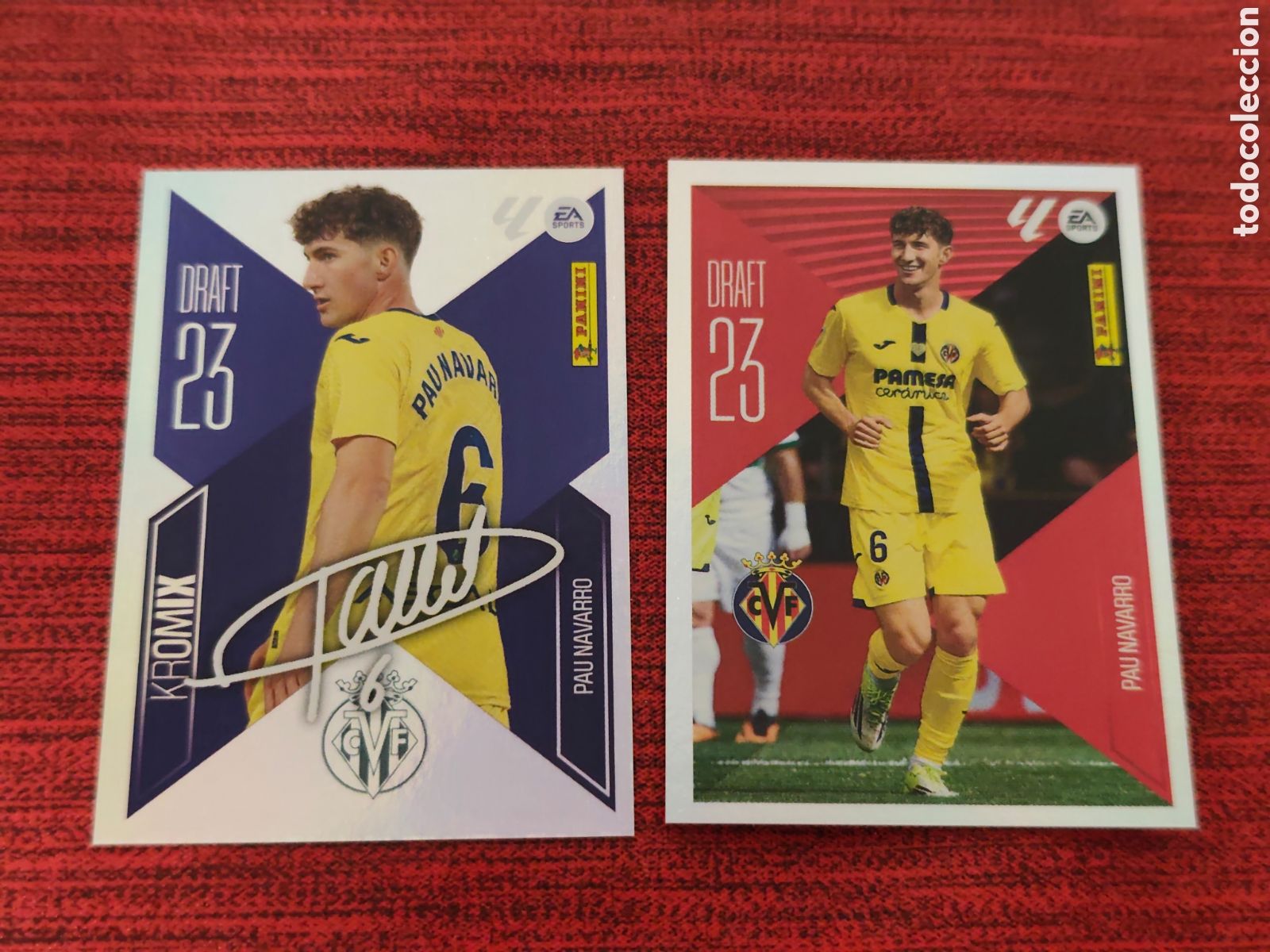 Cartes &agrave; collectionner de Football: KROMIX DRAFT 18 PAU NAVARRO VILLARREAL EDICIONES ESTE 2026 2027