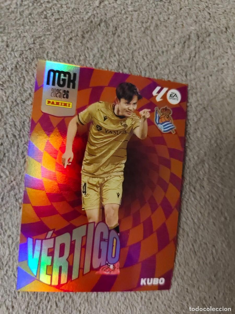 Cartes &agrave; collectionner de Football: 384 MEGACRACKS MGK 25 26 KUBO REAL SOCIEDAD V&Eacute;RTIGO LALIGA PANINI LA LIGA 2025 2026