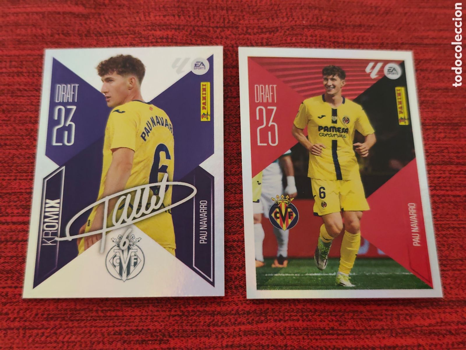Cartes &agrave; collectionner de Football: KROMIX DRAFT 18 PAU NAVARRO VILLARREAL EDICIONES ESTE 2026 2027