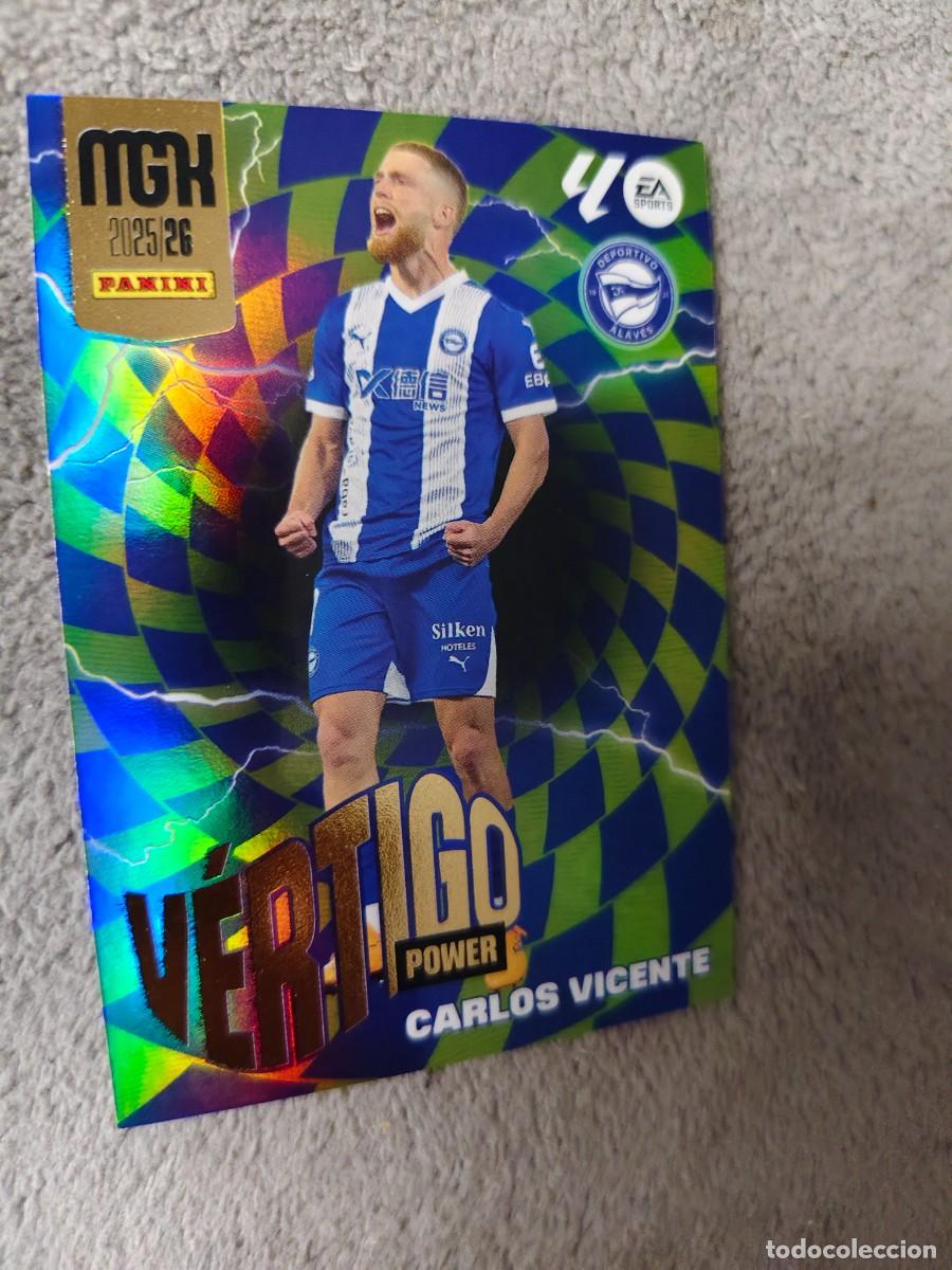 Cartes &agrave; collectionner de Football: P 382 MEGACRACKS MGK 25 26 CARLOS VICENTE ALAV&Eacute;S V&Eacute;RTIGO POWER LALIGA PANINI LA LIGA 2025 2026