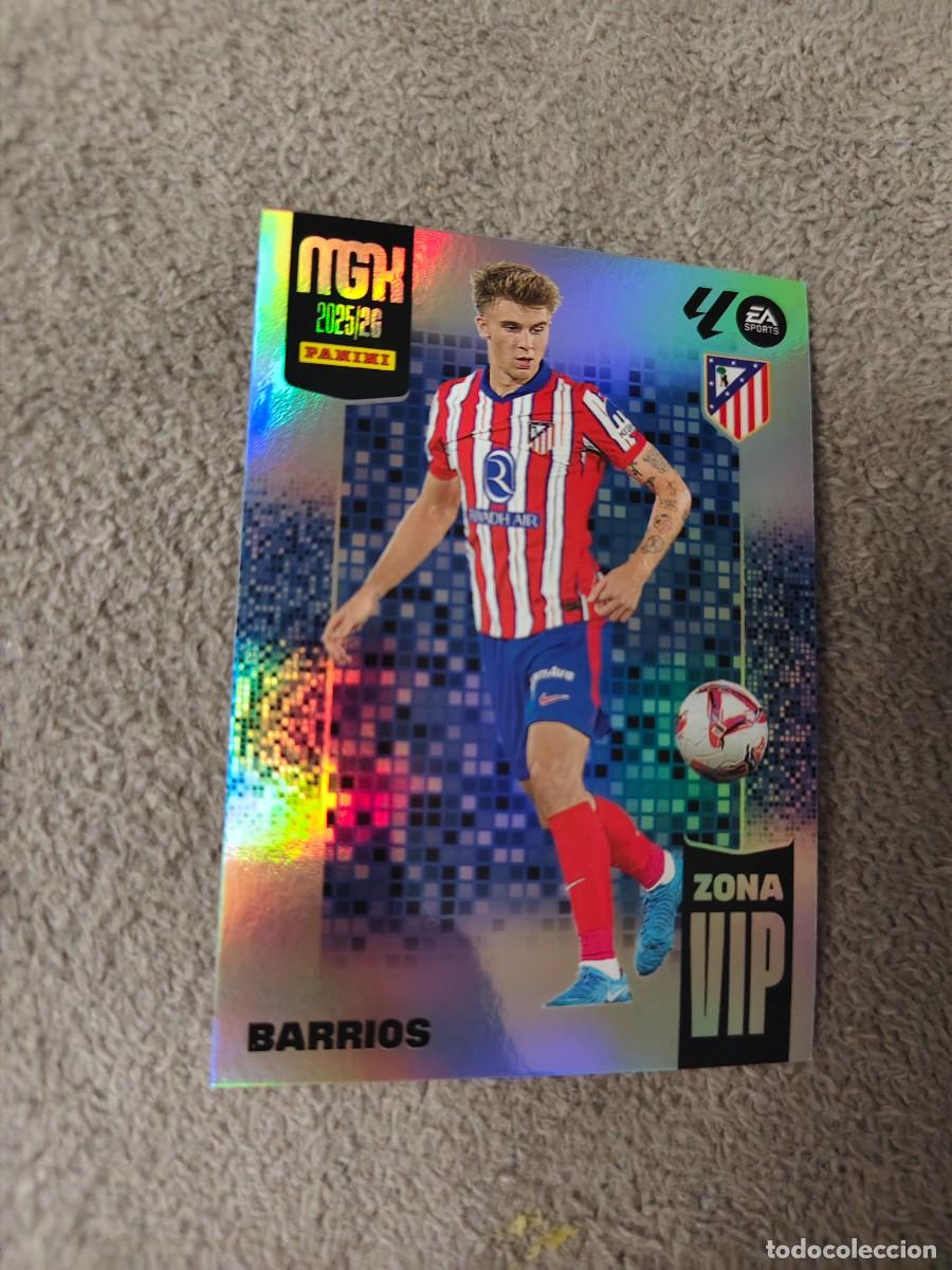 Cromos de f&uacute;tbol: 389 MEGACRACKS MGK 25 26 BARRIOS ATL&Eacute;TICO DE MADRID ZONA VIP LALIGA PANINI LA LIGA 2025 2026