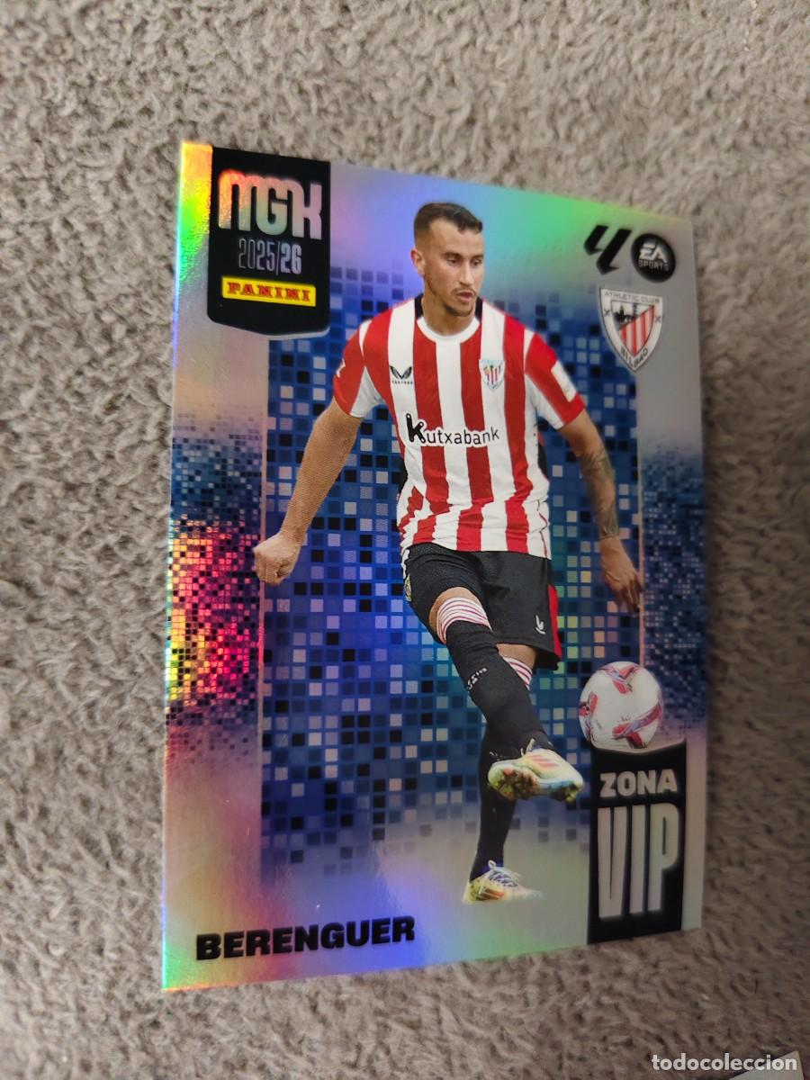 Cromos de f&uacute;tbol: 390 MEGACRACKS MGK 25 26 BERENGUER ATHLETIC CLUB ZONA VIP LALIGA PANINI LA LIGA 2025 2026
