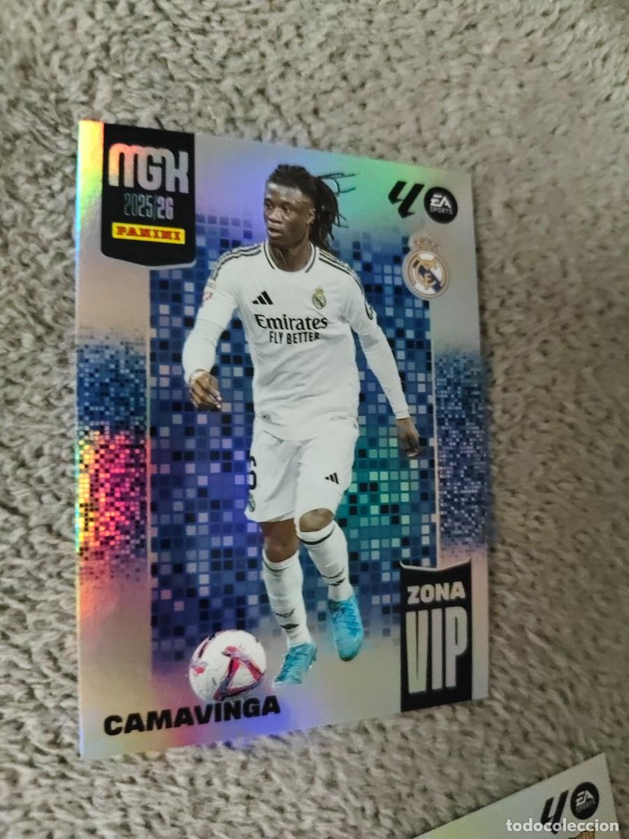 Cromos de f&uacute;tbol: 391 MEGACRACKS MGK 25 26 CAMAVINGA REAL MADRID CF ZONA VIP LALIGA PANINI LA LIGA 2025 2026