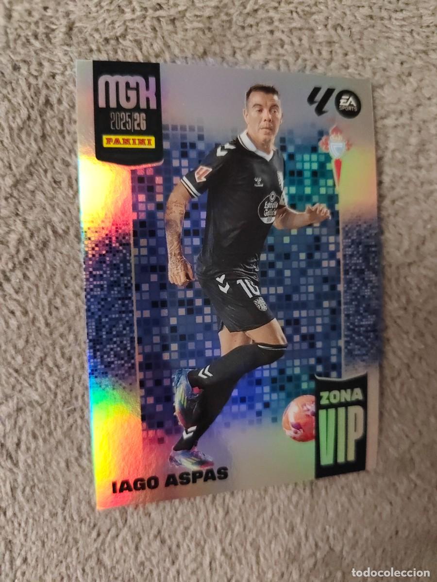 Cromos de f&uacute;tbol: 395 MEGACRACKS MGK 25 26 IAGO ASPAS RC CELTA ZONA VIP LALIGA PANINI LA LIGA 2025 2026