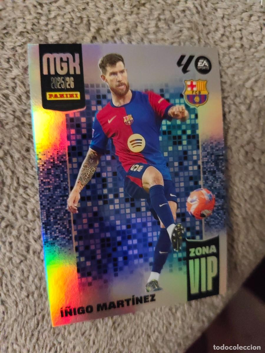 Cromos de f&uacute;tbol: 396 MEGACRACKS MGK 25 26 &Iacute;&Ntilde;IGO MART&Iacute;NEZ FC BARCELONA ZONA VIP LALIGA PANINI LA LIGA 2025 2026