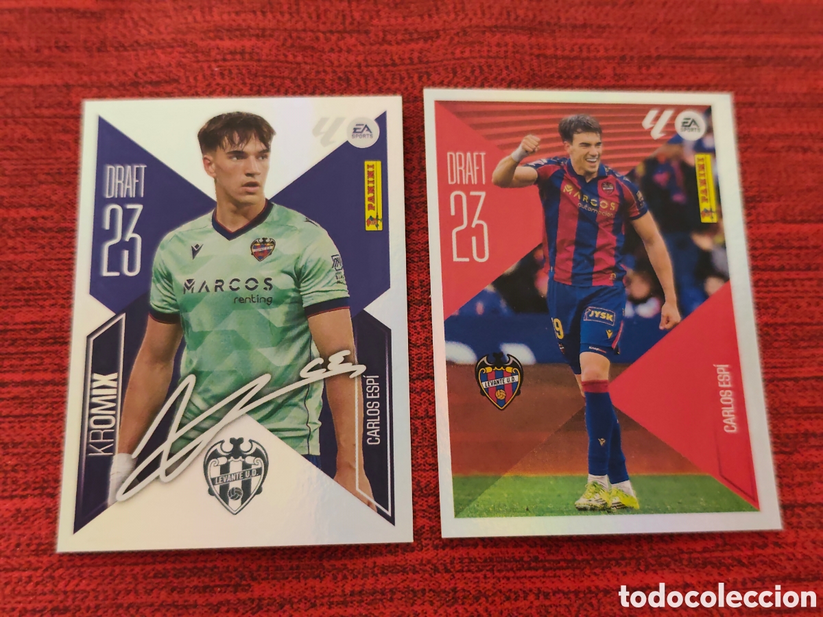 Cromos de f&uacute;tbol: KROMIX DRAFT 4 CARLOS ESP&Iacute; LEVANTE EDICIONES ESTE 2026 2027