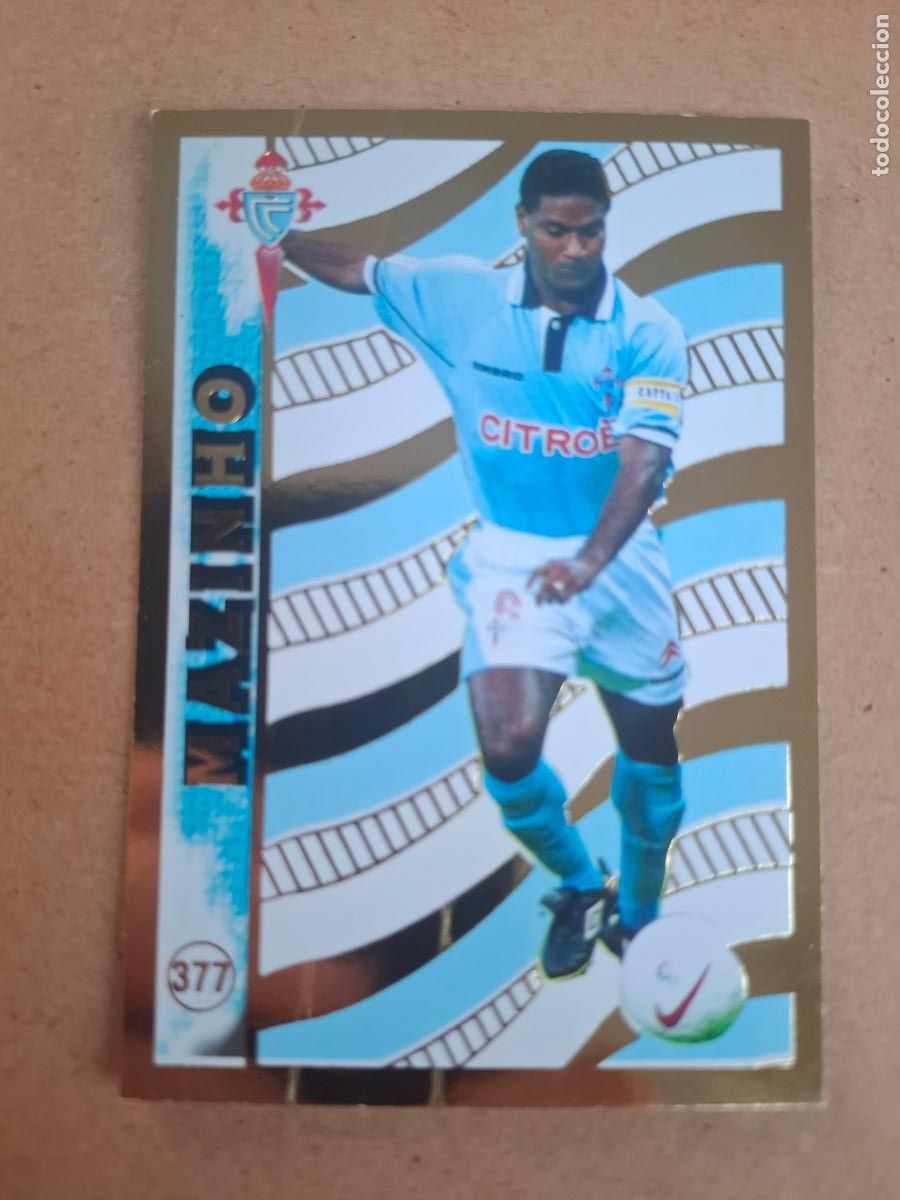 Cromos de f&uacute;tbol: MUNDICROMO 98 99 1998 1999 - 377 MAZINHO ( EL MEJOR ) - R.C. CELTA DE VIGO