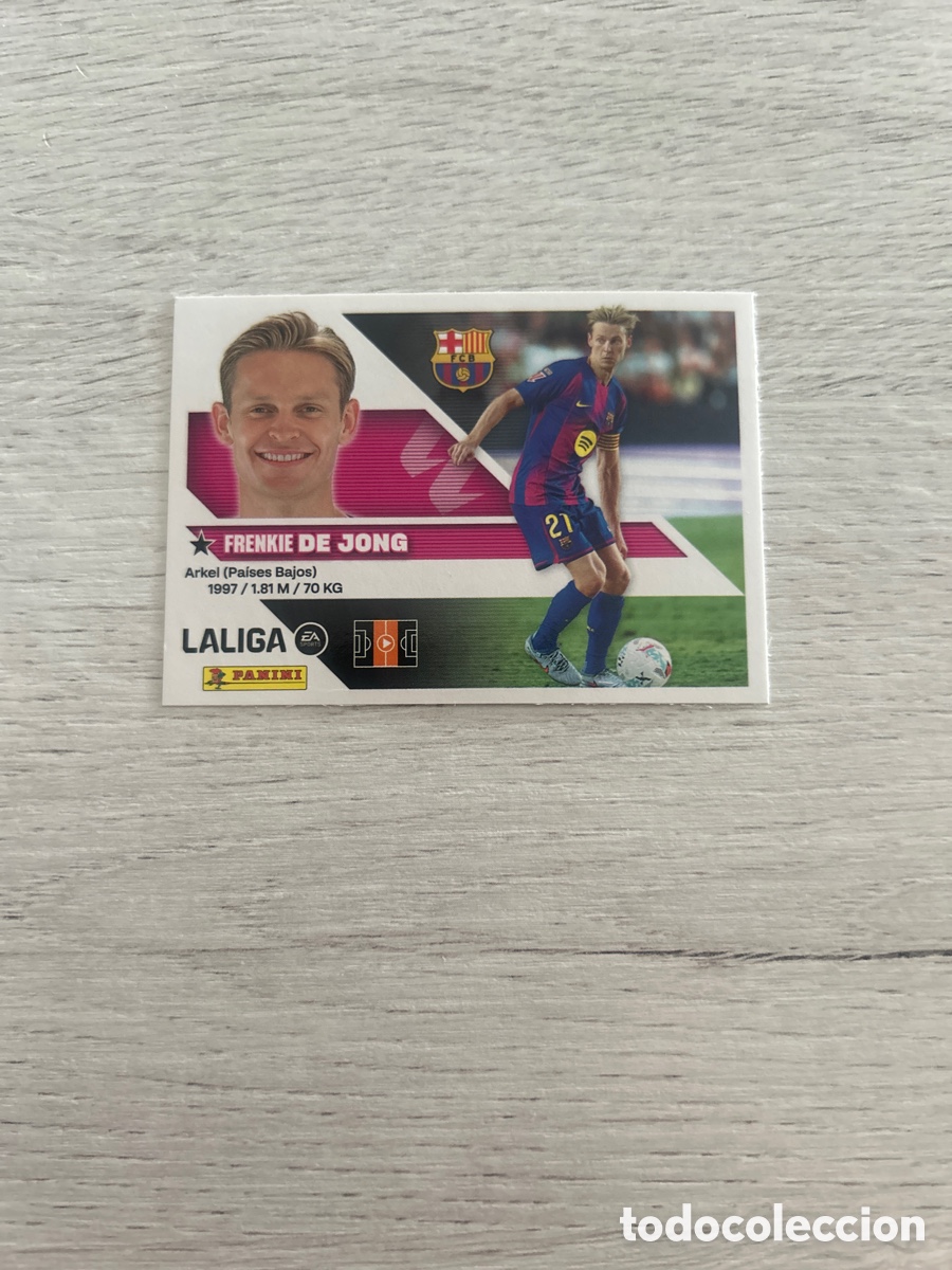Cromos de f&uacute;tbol: De Jong 12 Barcelona Liga Este 2026/27 26-27 Panini