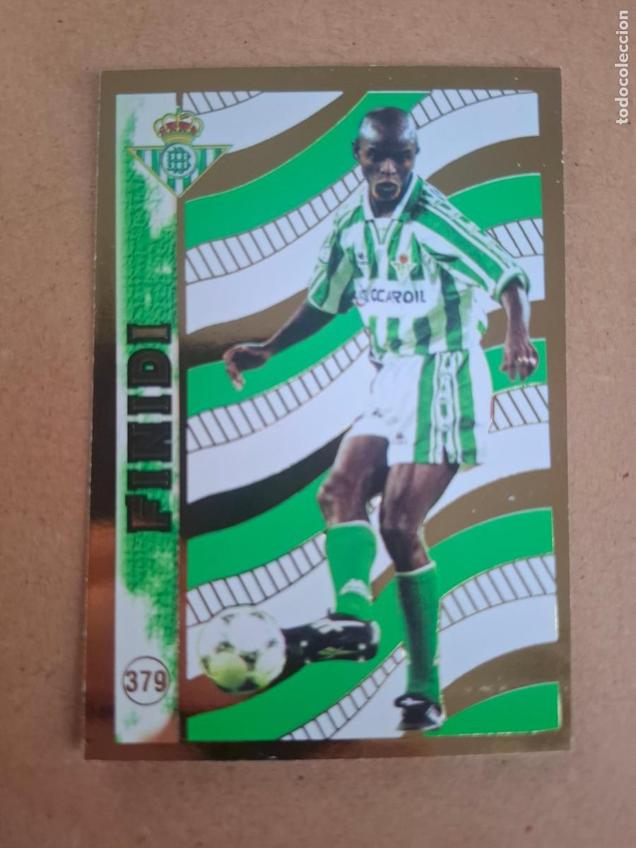 Cromos de f&uacute;tbol: MUNDICROMO 98 99 1998 1999 - 379 FINIDI ( EL MEJOR ) - REAL BETIS - CP14